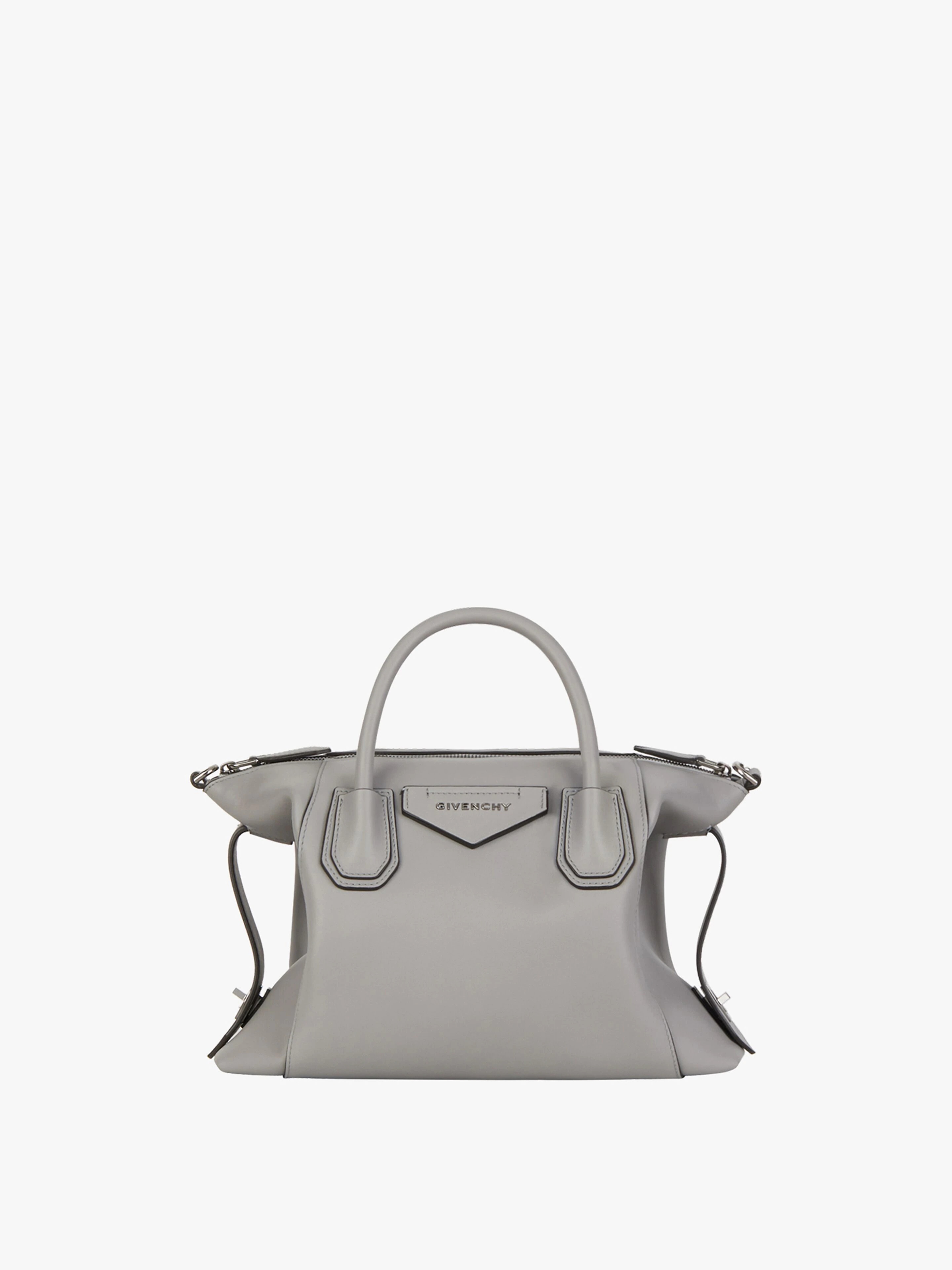 SMALL ANTIGONA SOFT BAG IN SMOOTH LEATHER - 1