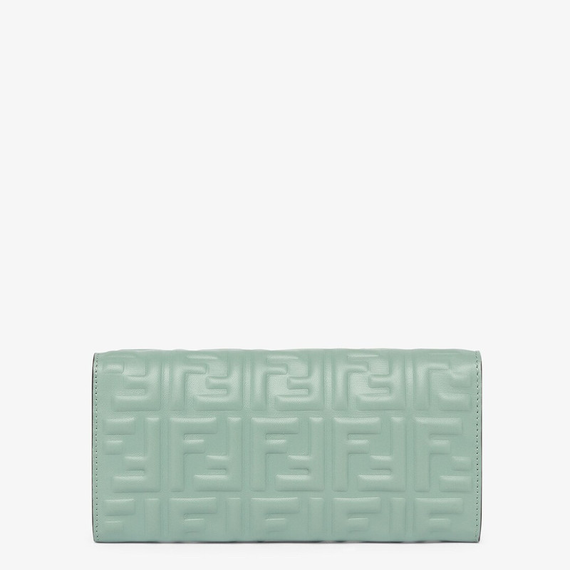 Mint green nappa leather wallet 3