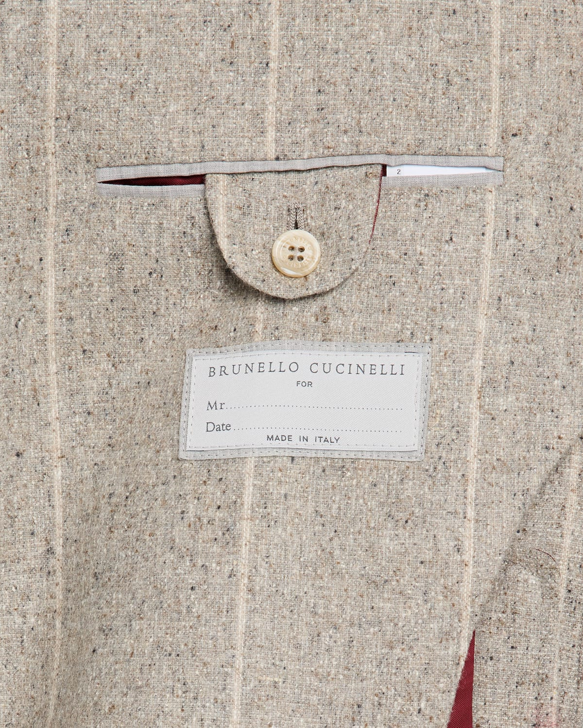 Men's Donegal Chalk Stripe Two-Piece Suit - 8