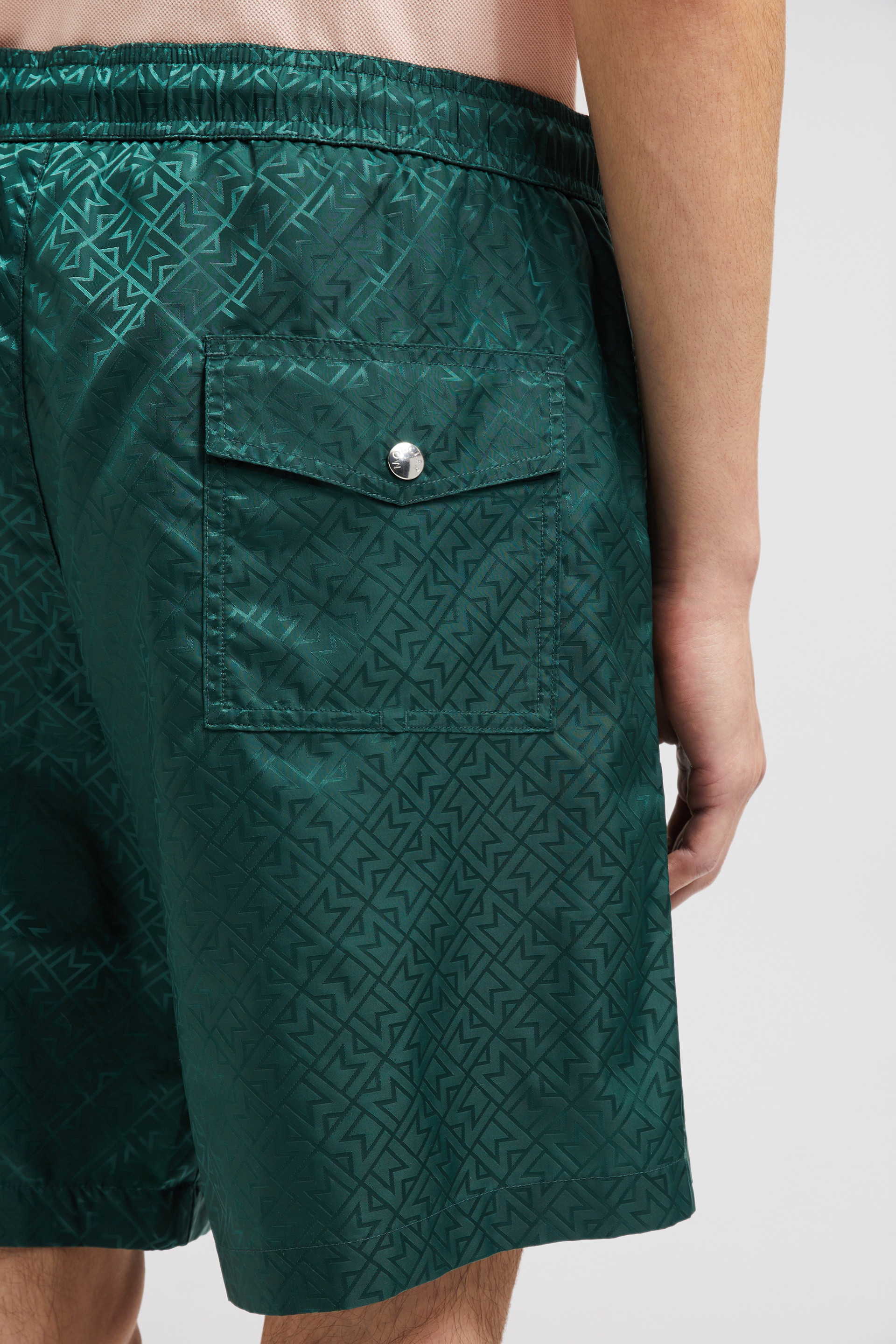 Monogram Jacquard Swim Shorts - 6