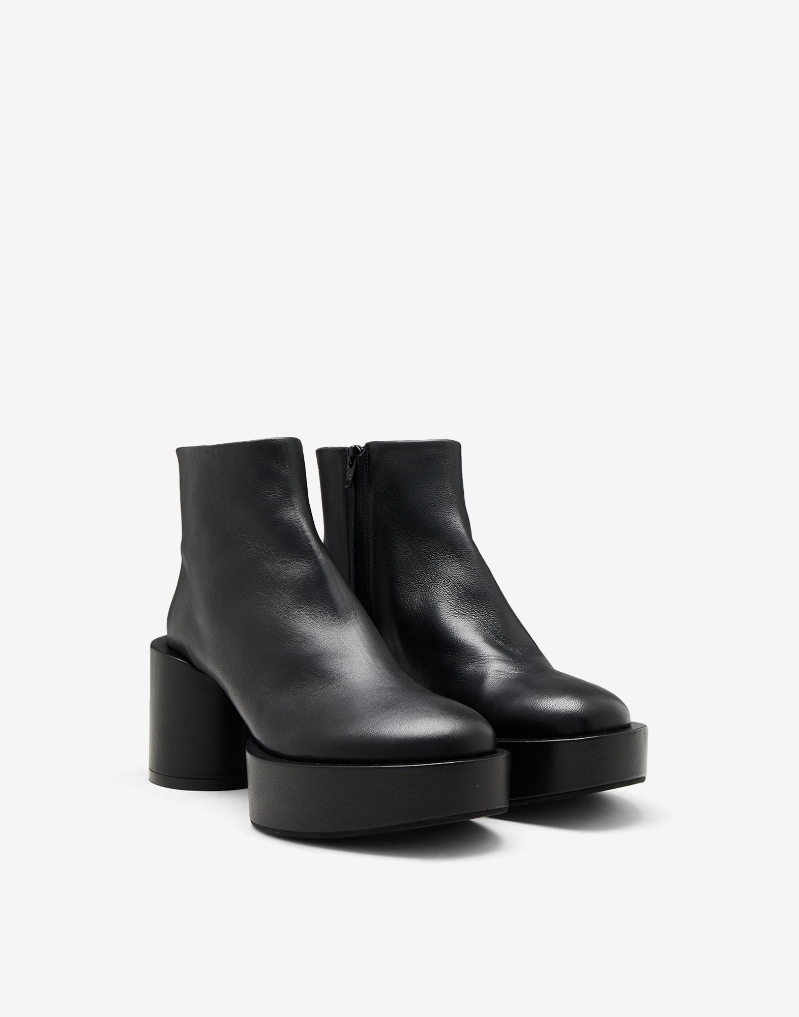 Décolleté platform ankle boots - 2