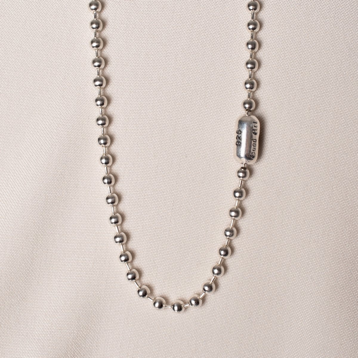 CS-BAL3-24 GOOD ART HLYWD Ball Chain Necklace 3 at 24" - Sterling Silver - 5