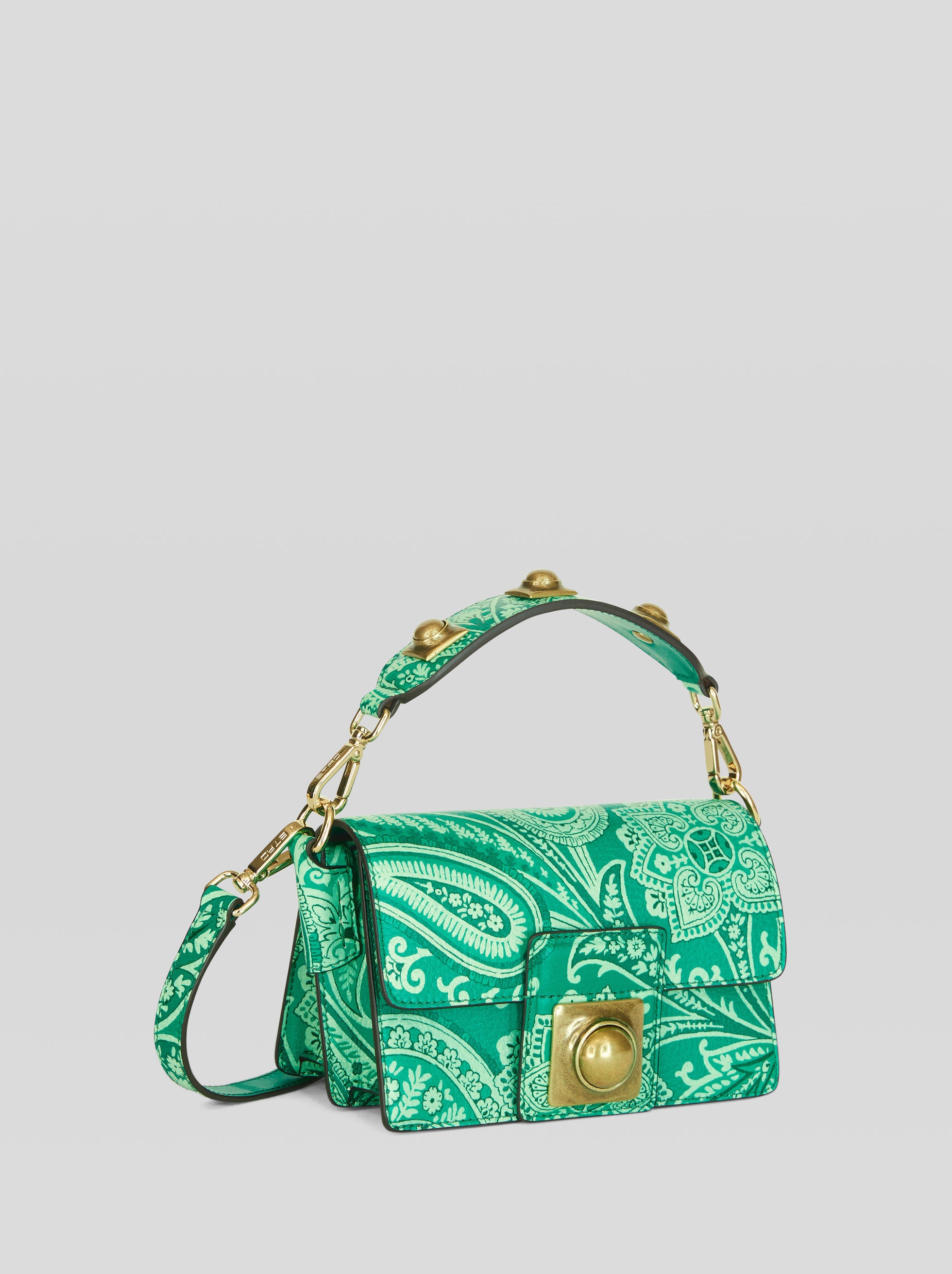 CROWN ME LIQUID PAISLEY HANDBAG - 5