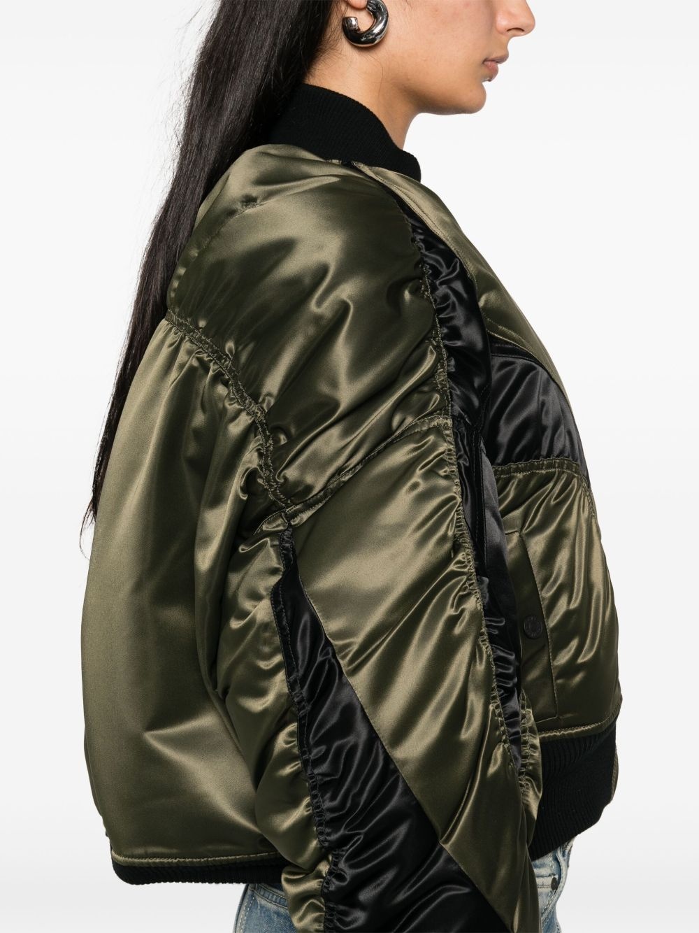 satin bomber jacket - 5