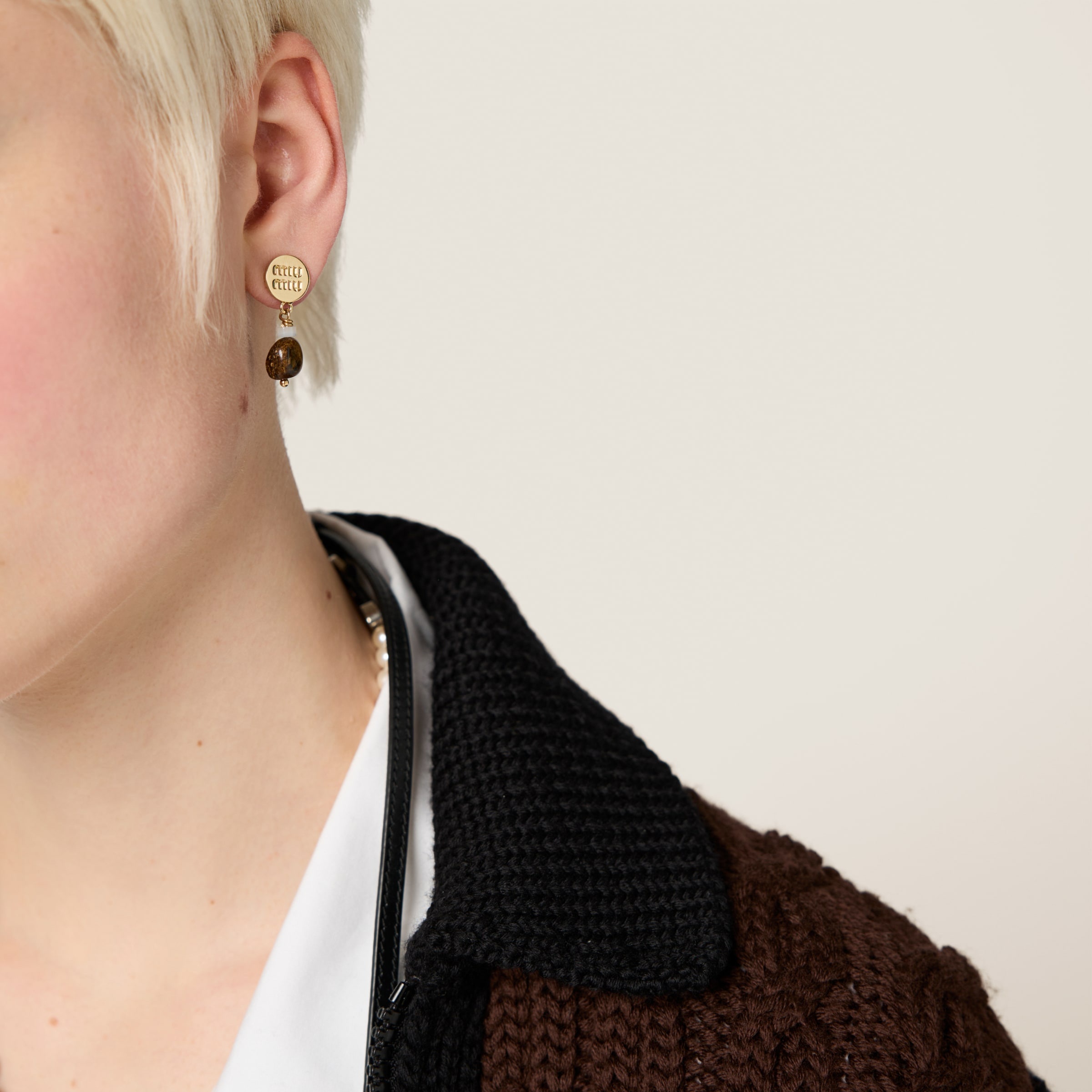 Metal earrings - 4