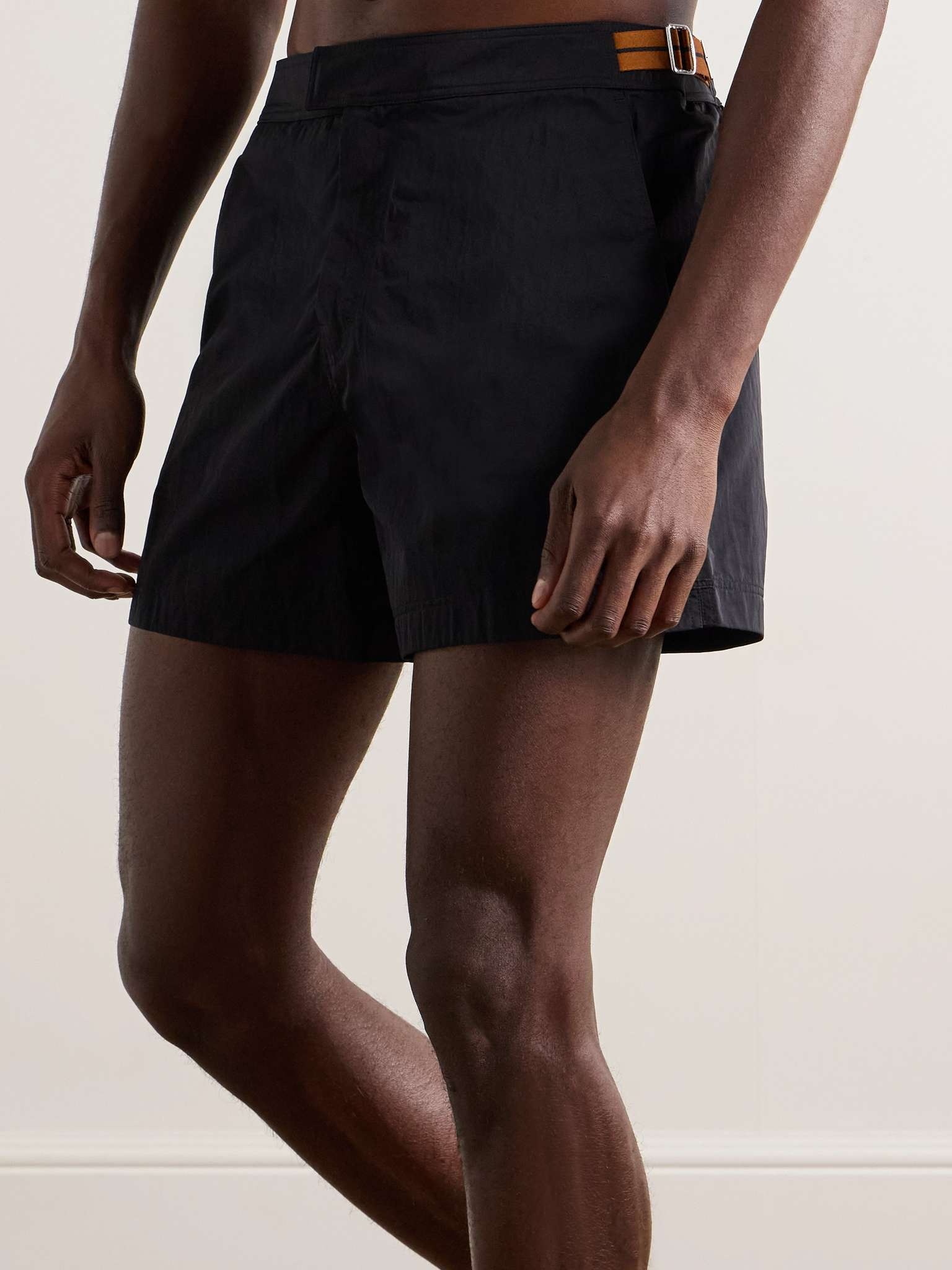 Straight-Leg Mid-Length Swim Shorts - 2