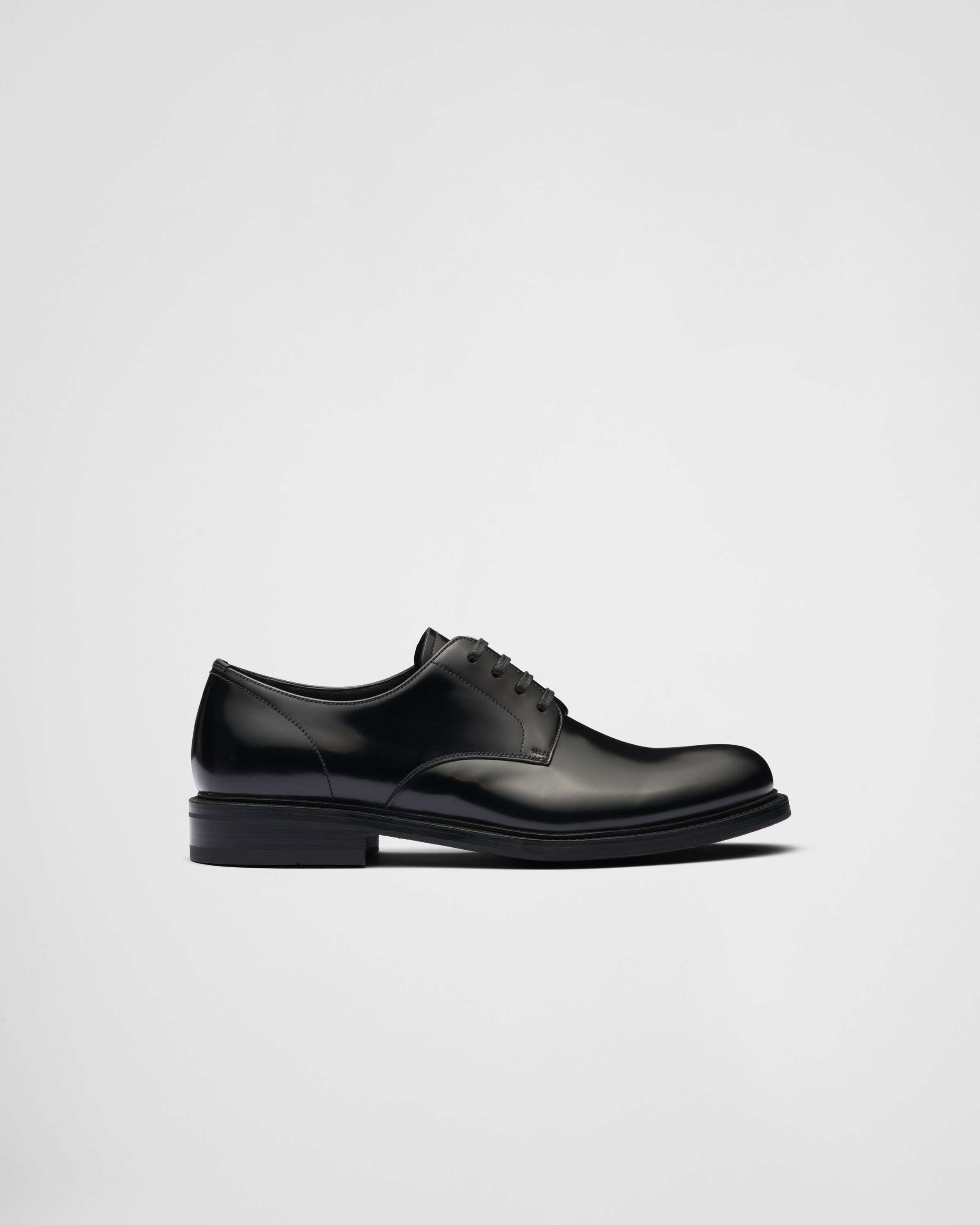 Brushed leather lace-up shoes - 2