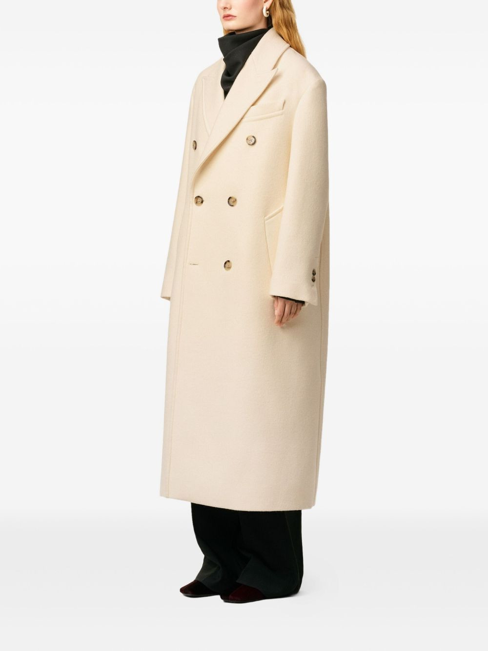 Ami Paris Women Long Double-Breasted Coat - 2