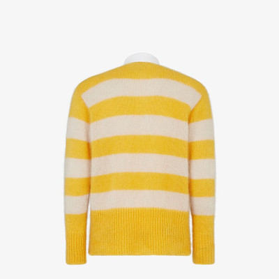 FENDI Multicolor mohair and wool pullover outlook