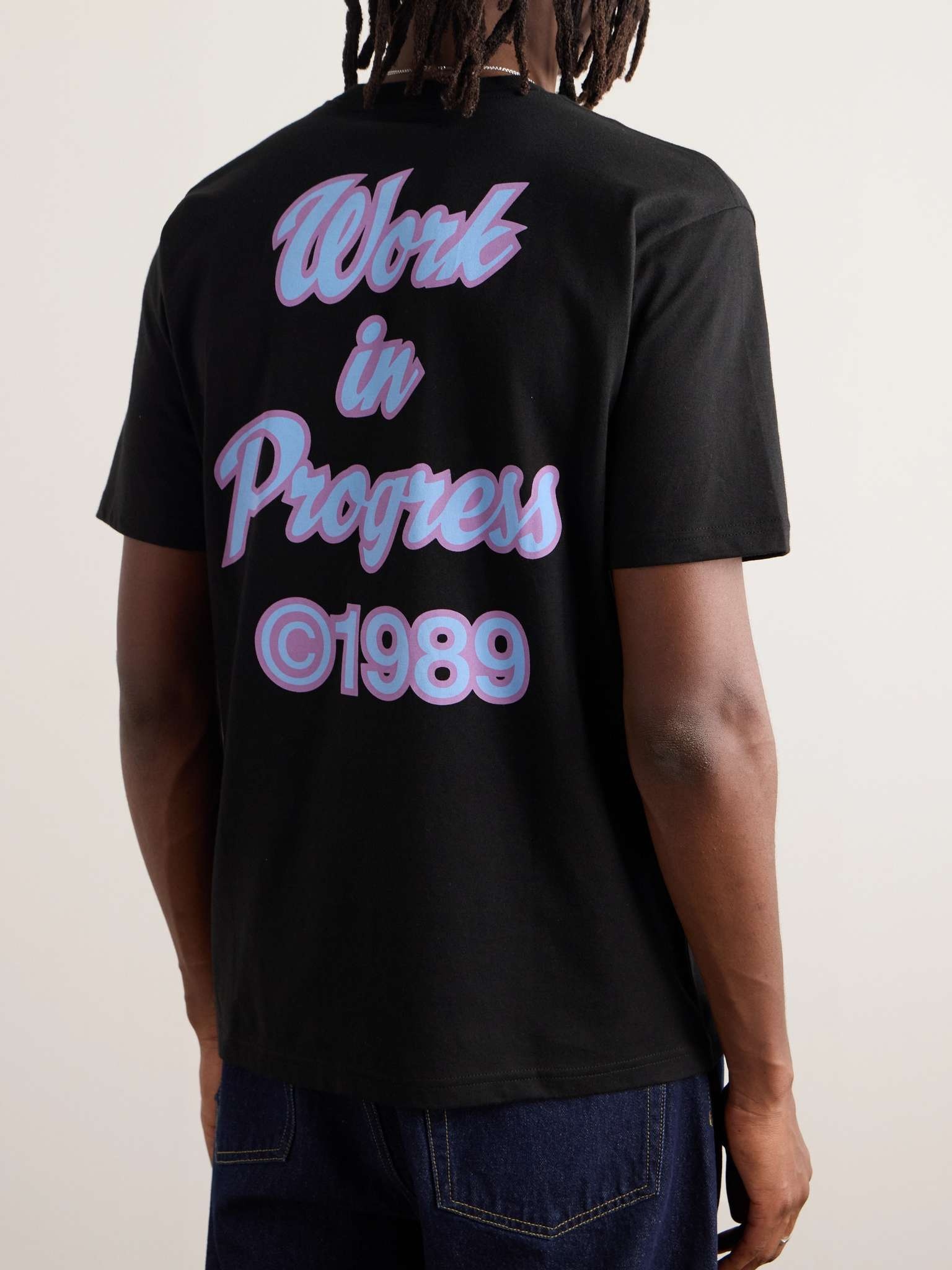 Spill Logo-Print Cotton-Jersey T-Shirt - 4