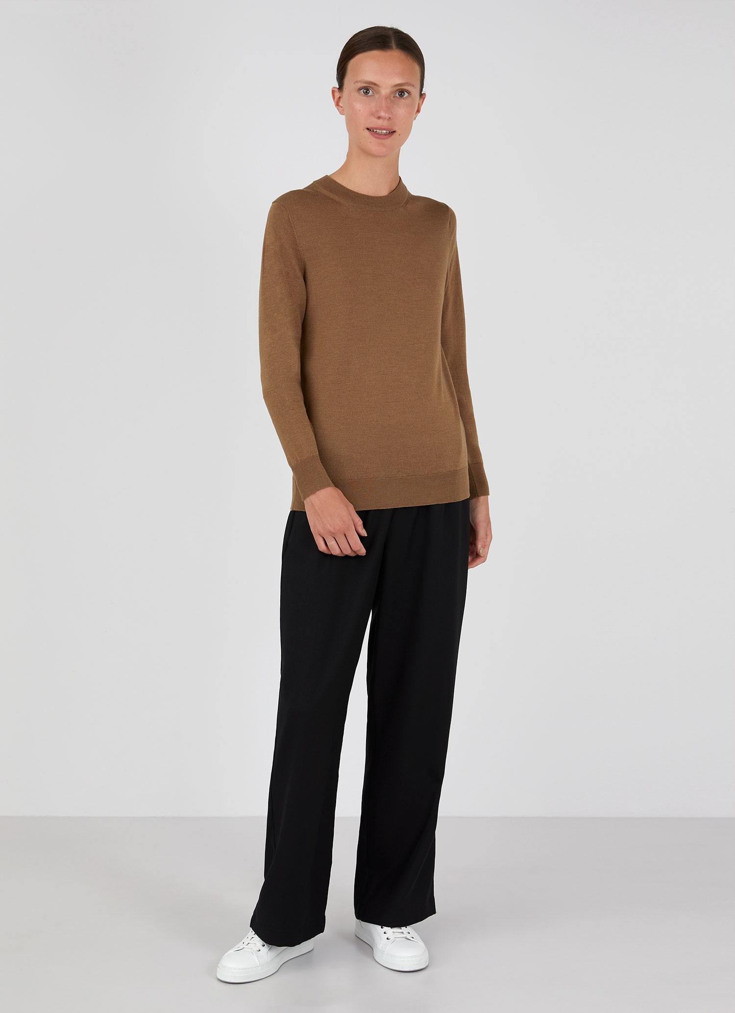 Merino Silk Crew Neck jumper - 1
