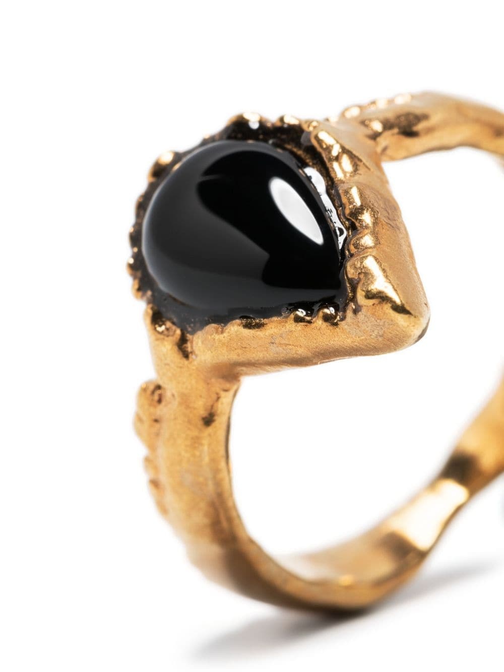 The Teardrop of the Night onyx ring - 3