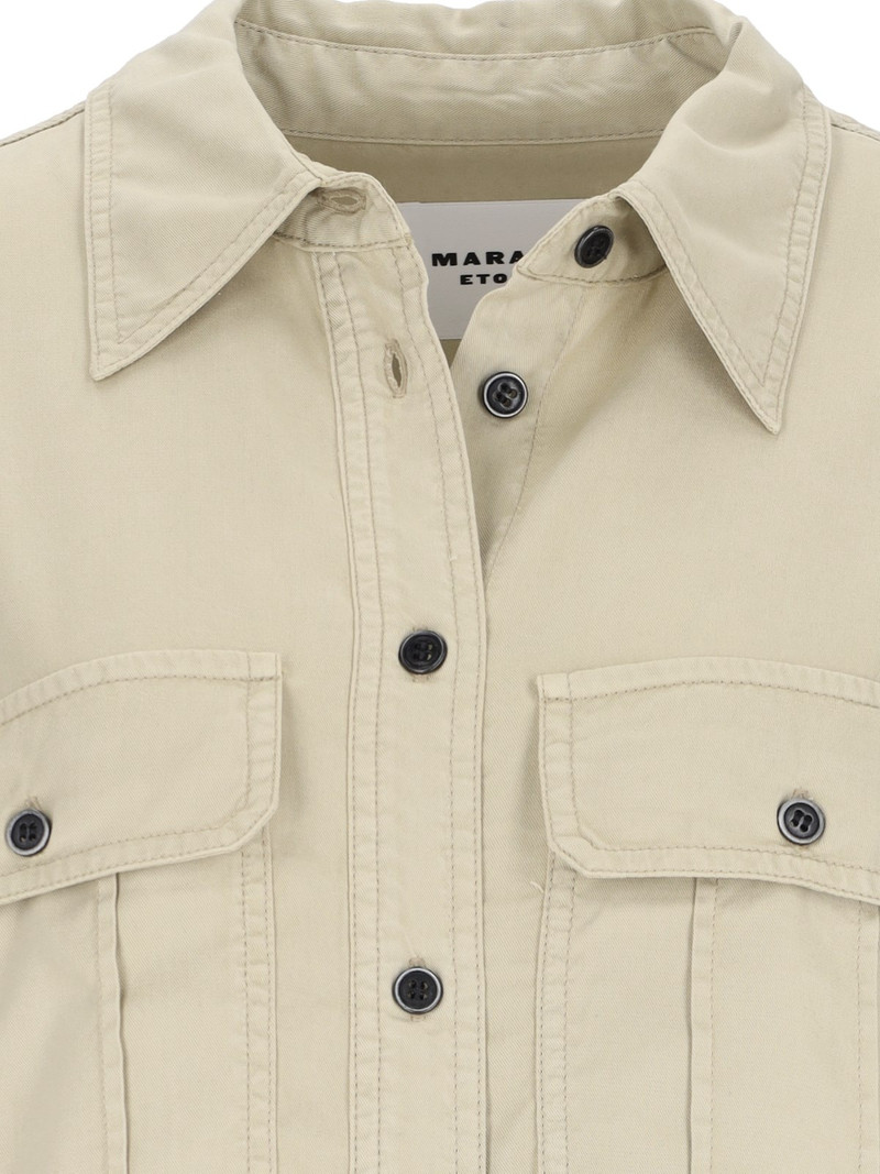Isabel Marant Étoile 'PALVINA' MINI CHEMISIER DRESS outlook