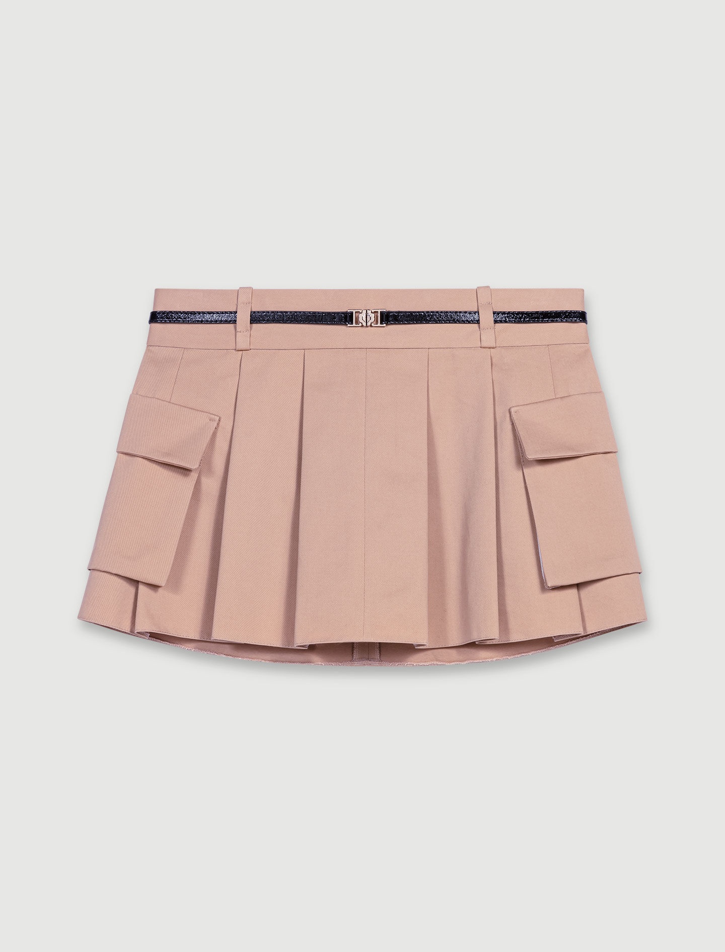 Short pleated skirt - 1