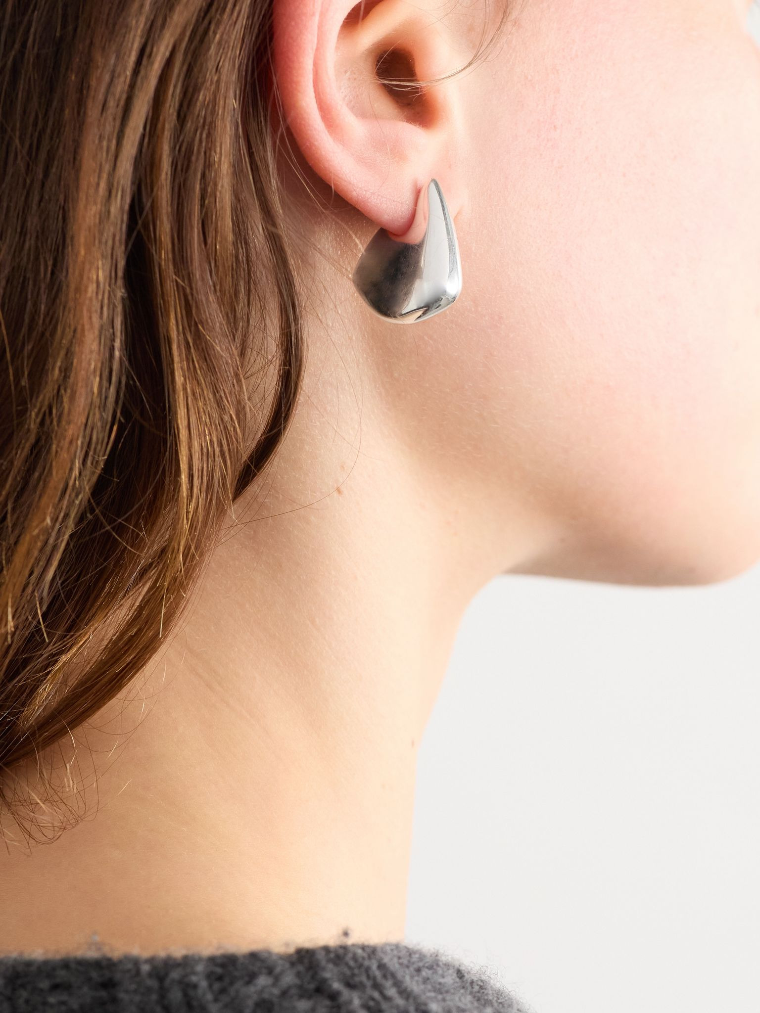 Silver earrings Silver - 2