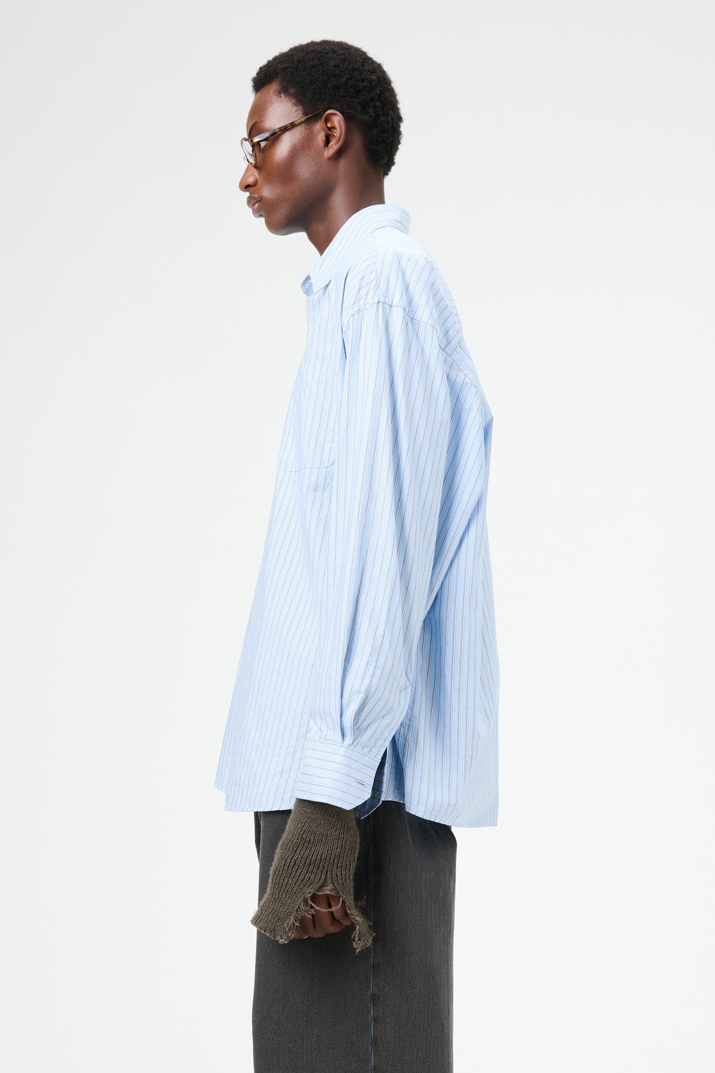 Borrowed Shirt Big Daddy Stripe Oxford - 4