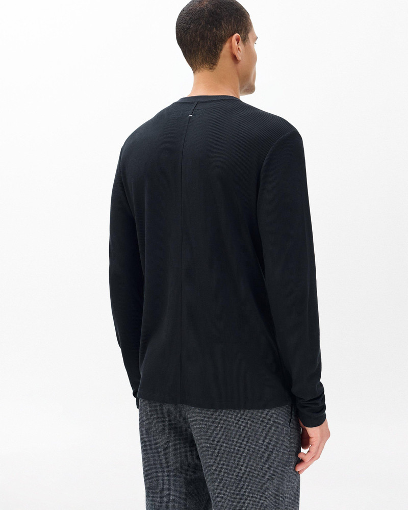 Tech Waffle Henley 6