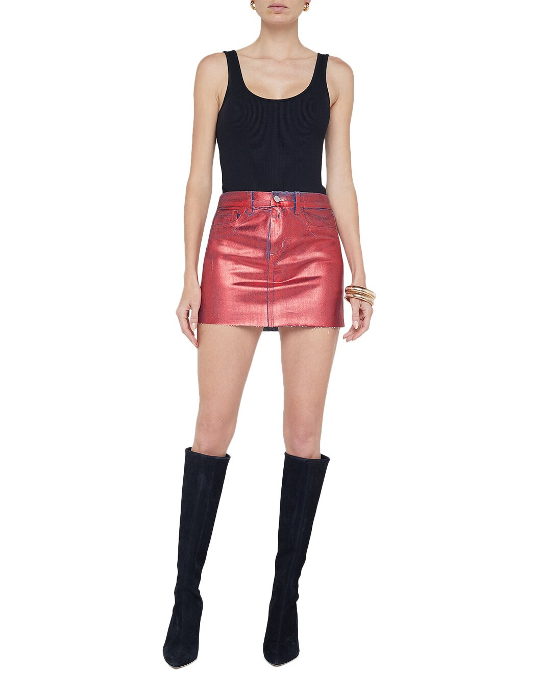 L'AGENCE Paris Micro Mini Skirt - 4