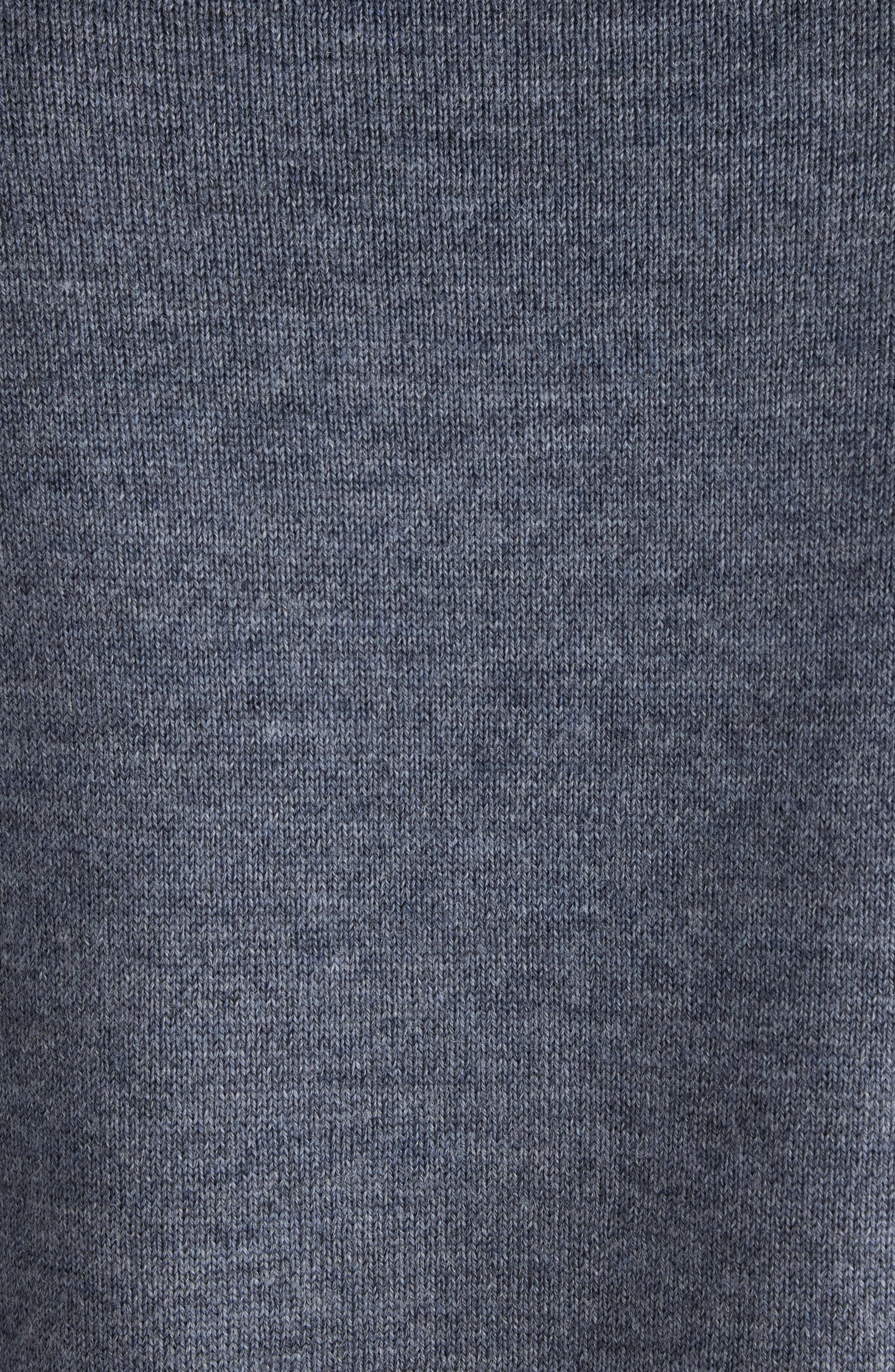 Balenciaga Wool V-Neck Sweater in 1167 Heather Grey at Nordstrom - 6