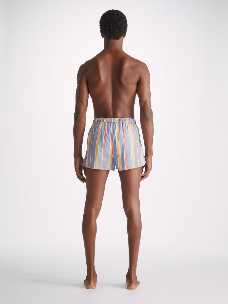 Men's Modern Fit Boxers Amalfi 19 Cotton Batiste Multi - 4