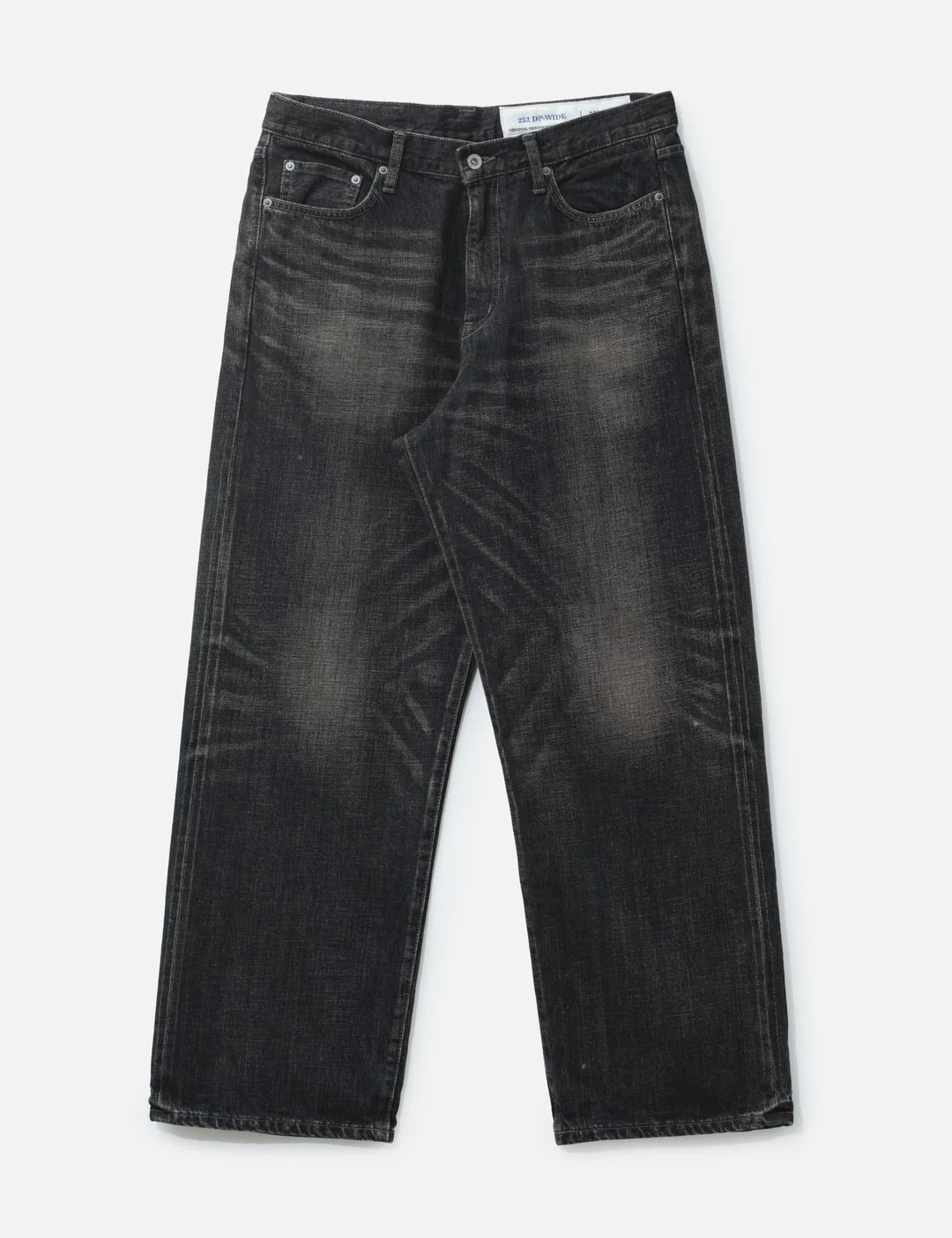 WASHED DENIM DP WIDE PANTS - 1