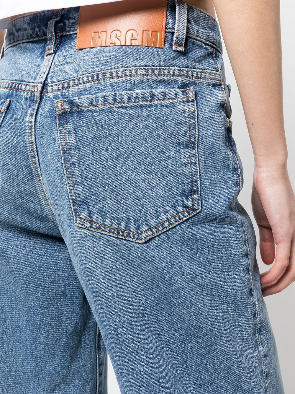 straight-leg denim jeans - 5