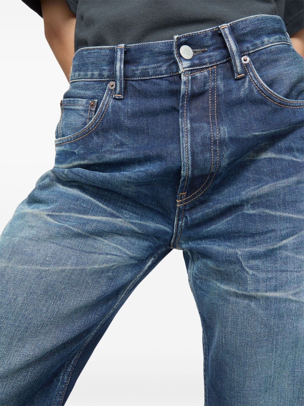 wide-leg jeans - 6