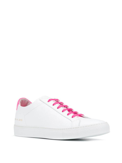 Common Projects contrast detail lace-up sneakers outlook