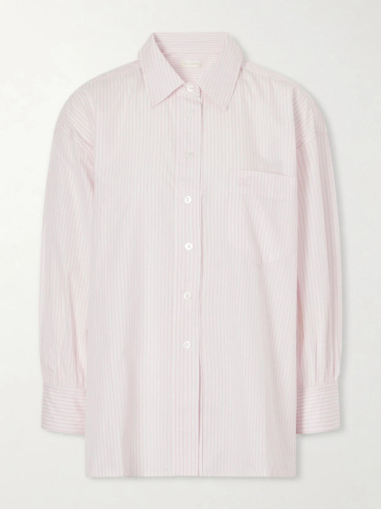 Kappa Logo-embroidered Striped Cotton-poplin Shirt - 1