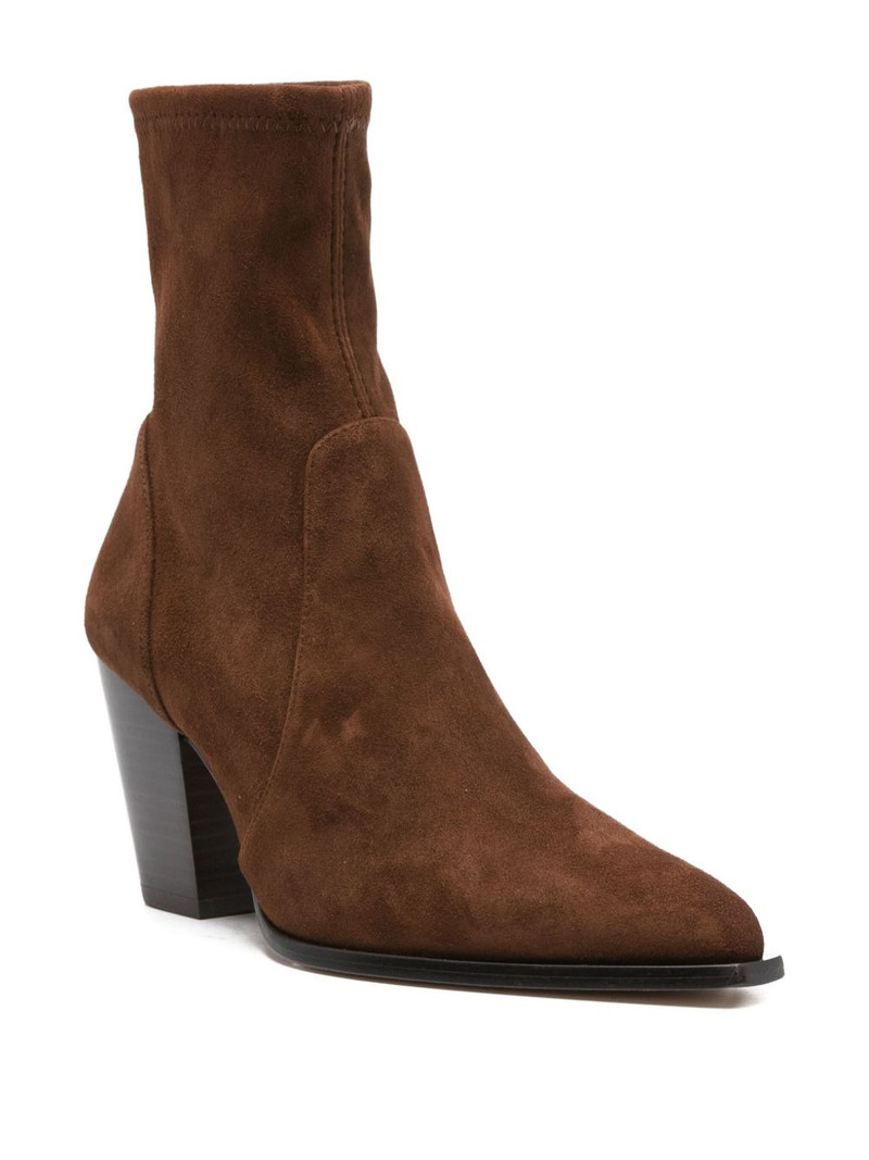 Stuart Weitzman Yuliana pointed-toe sock boots outlook