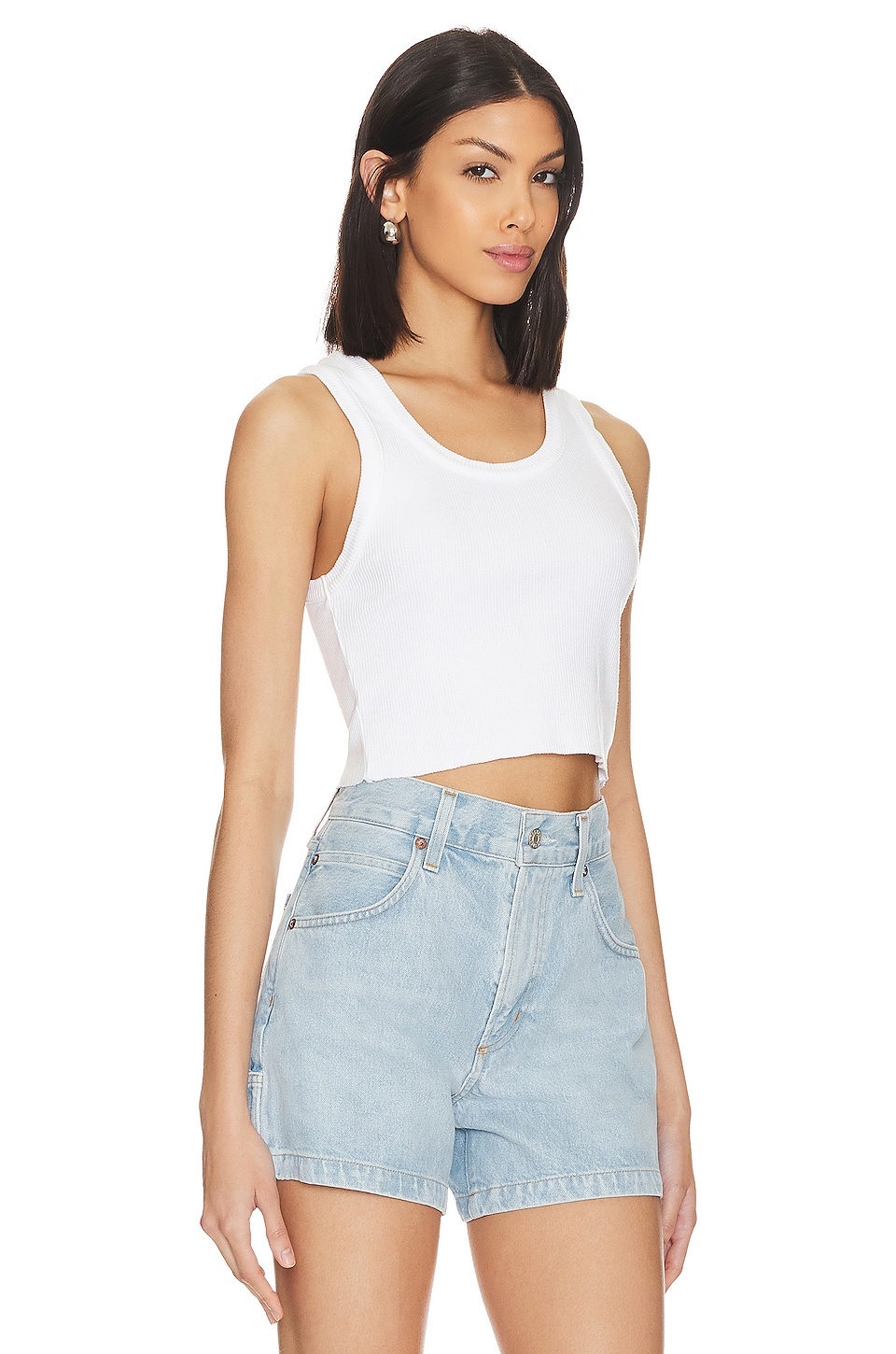 Cropped Poppy Tank - 2