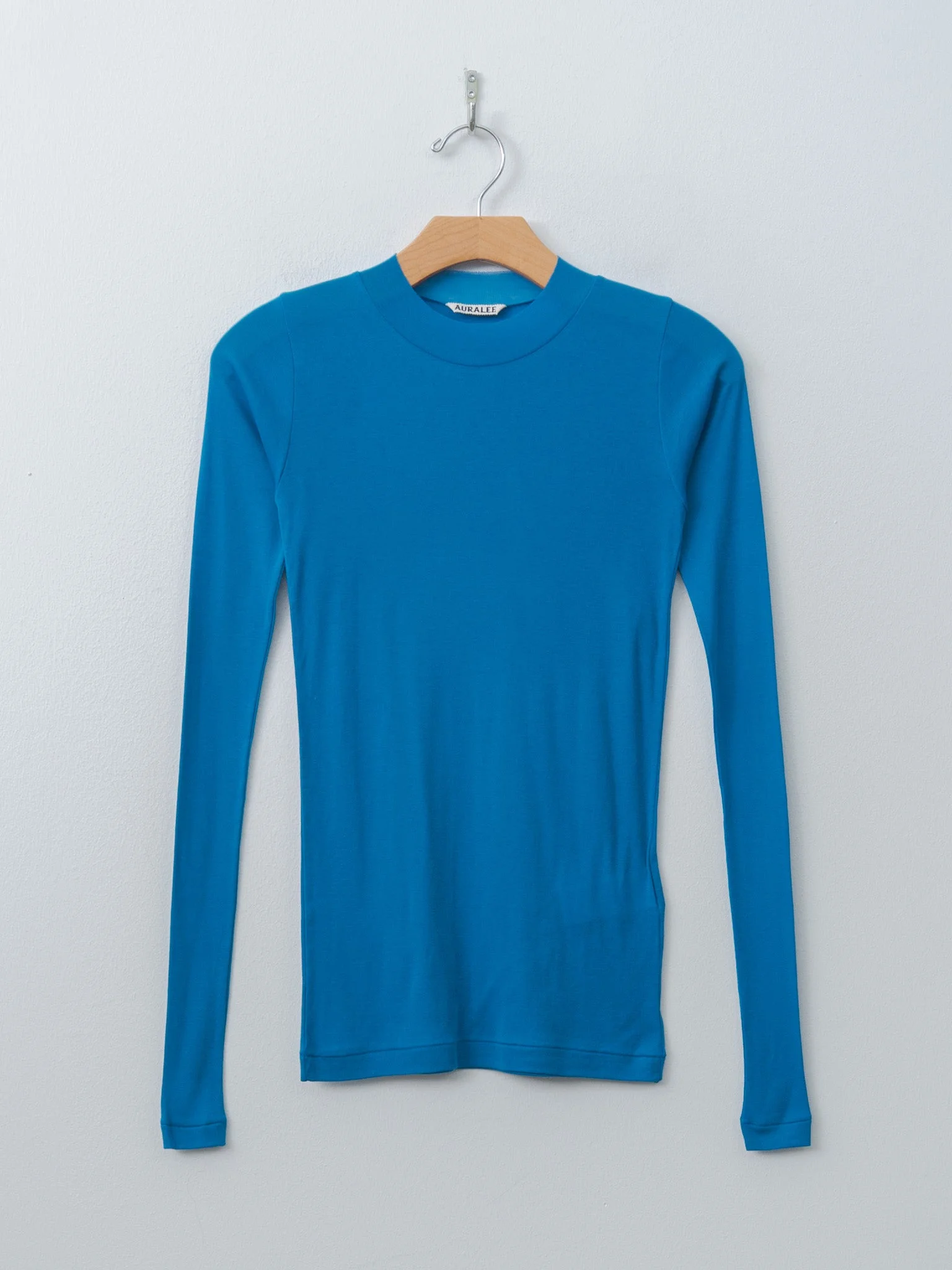 Super High Gauge Sheer Rib L/S Tee - Blue, Top Gray, Black - 1
