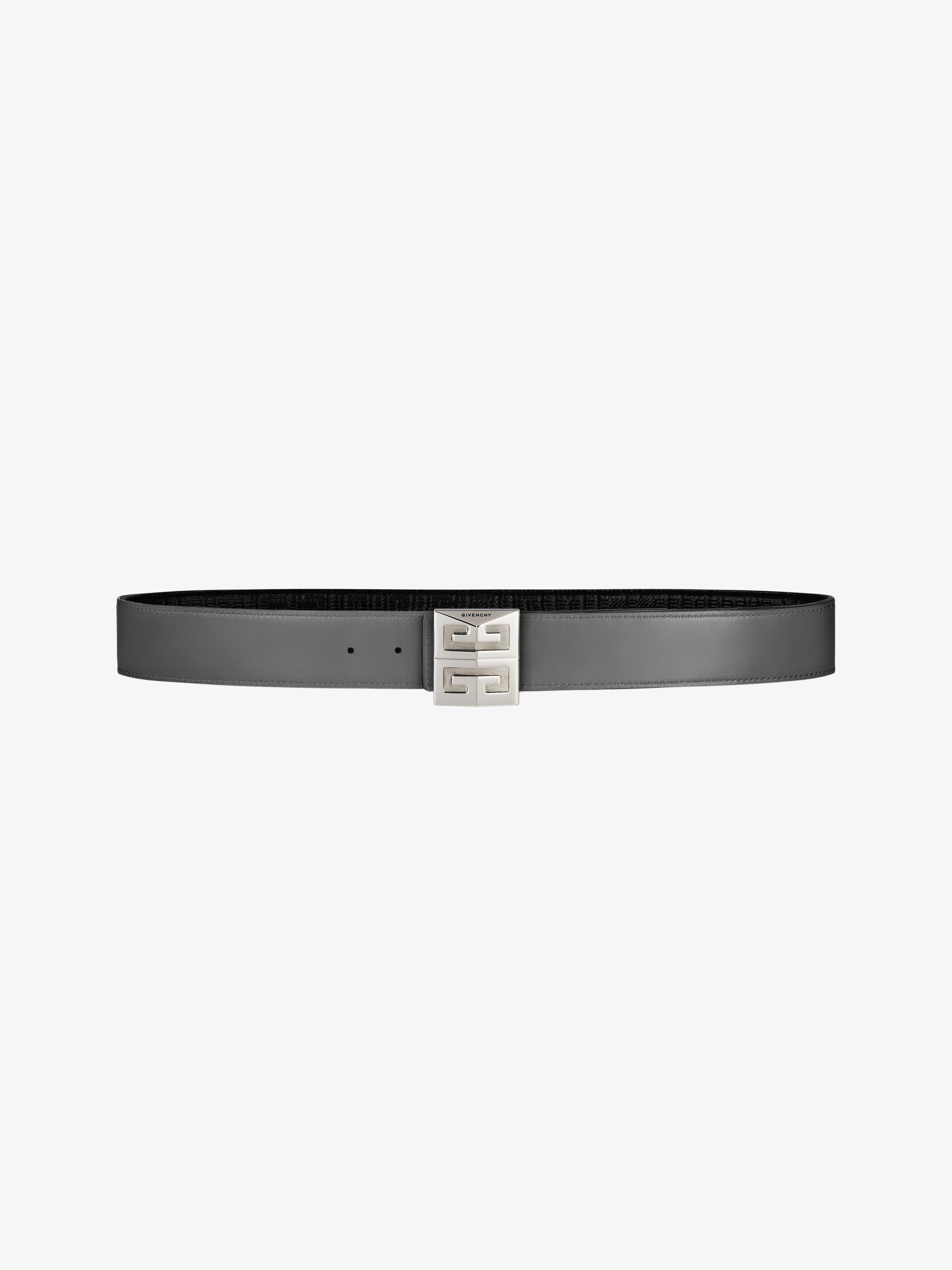 4G REVERSIBLE BELT IN LEATHER AND 4G COATED CANVAS - 2
