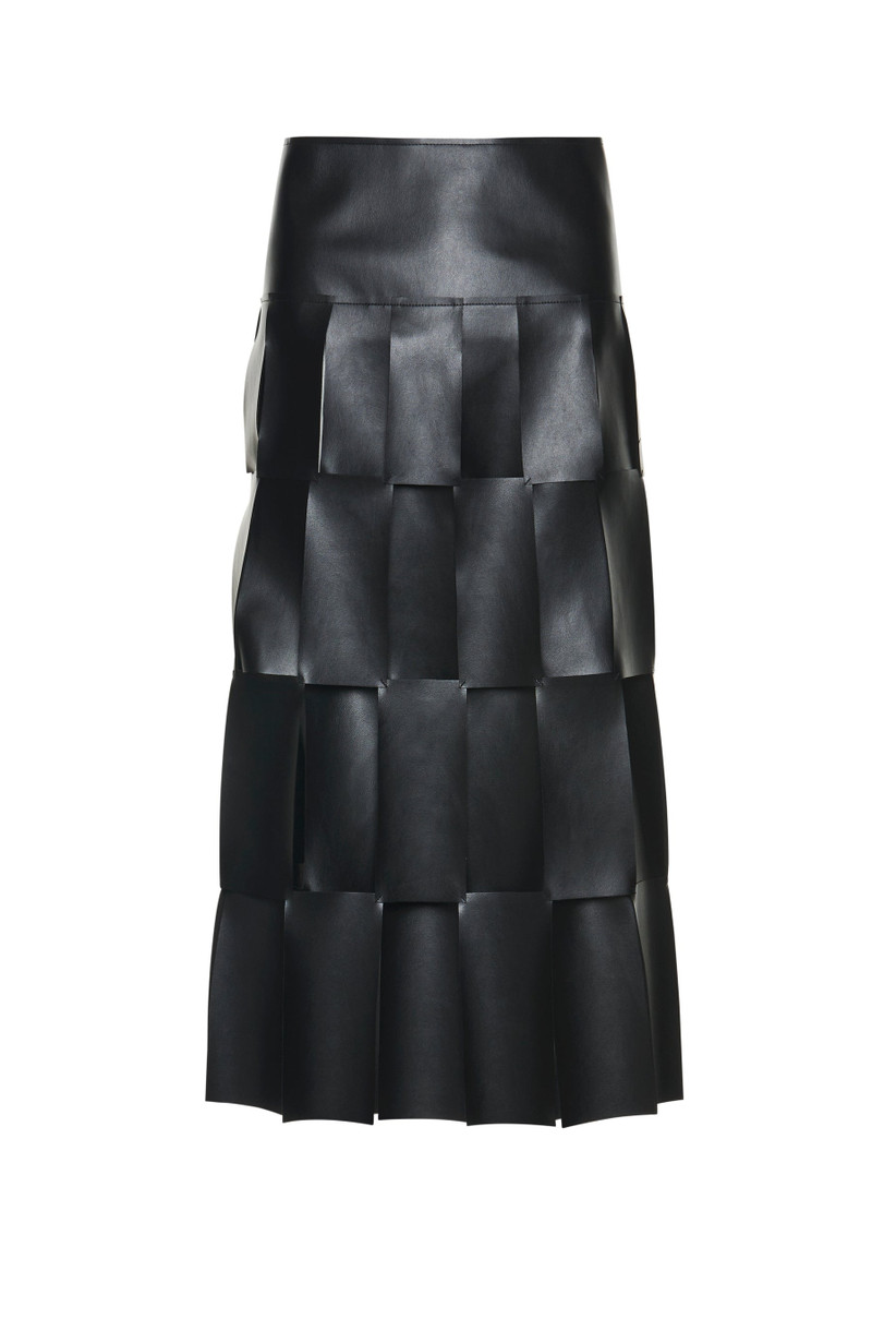 MIDI MULTI RECTANGLE SKIRT BLACK 8