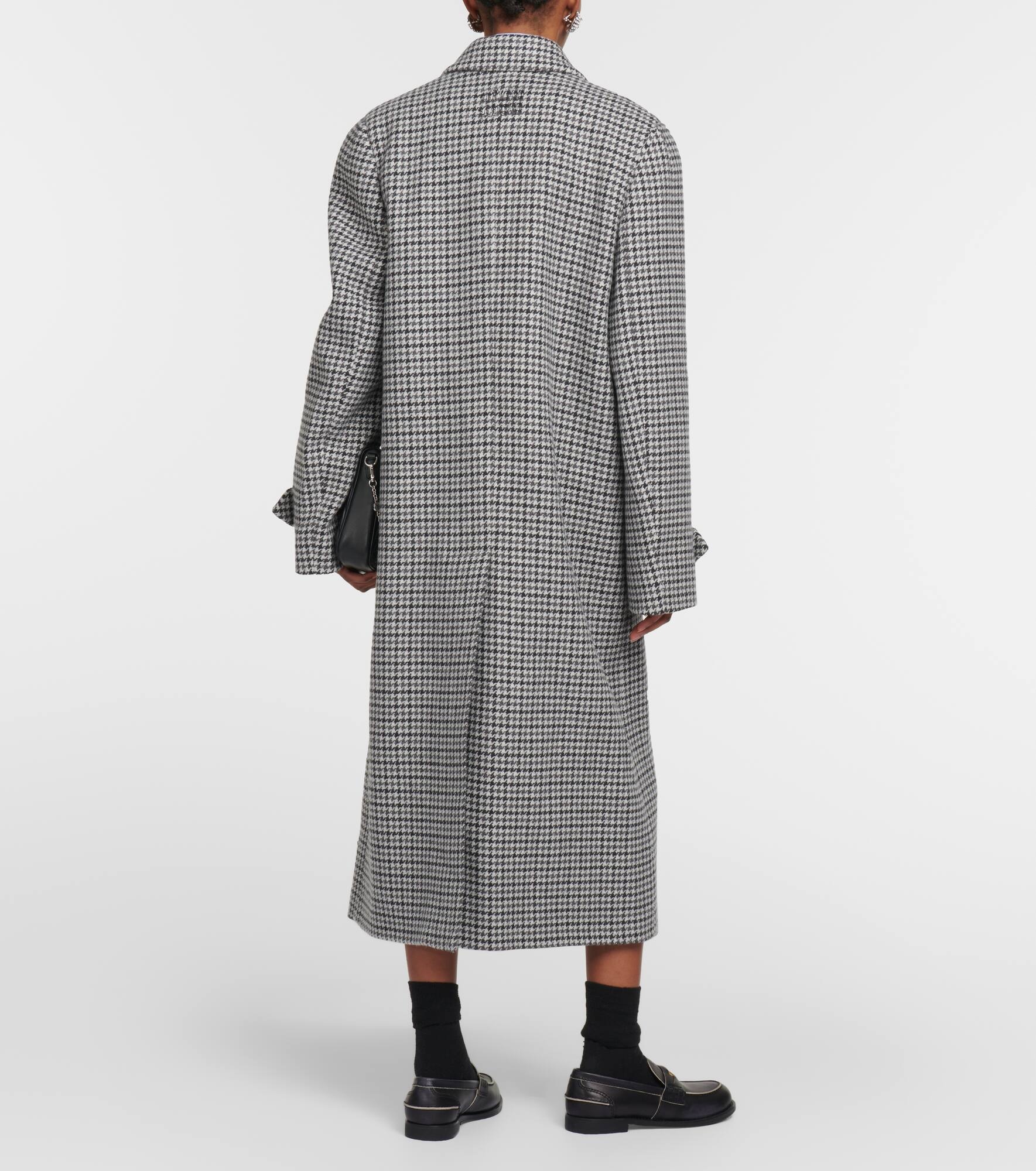 Single-breasted virgin wool coat - 3