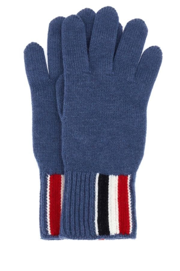 Air force blue wool gloves - 1