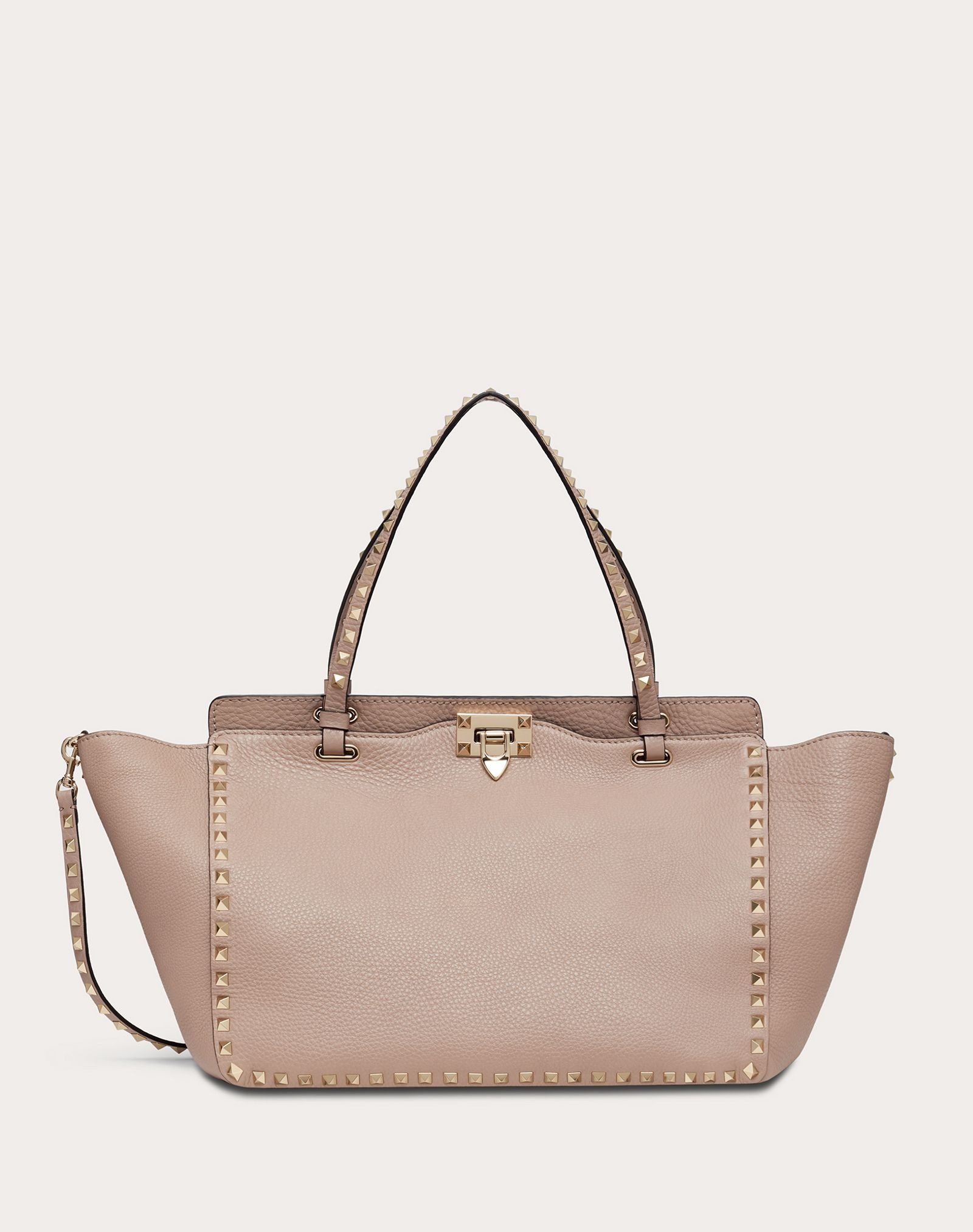 Medium Rockstud Grainy Calfskin Bag - 1