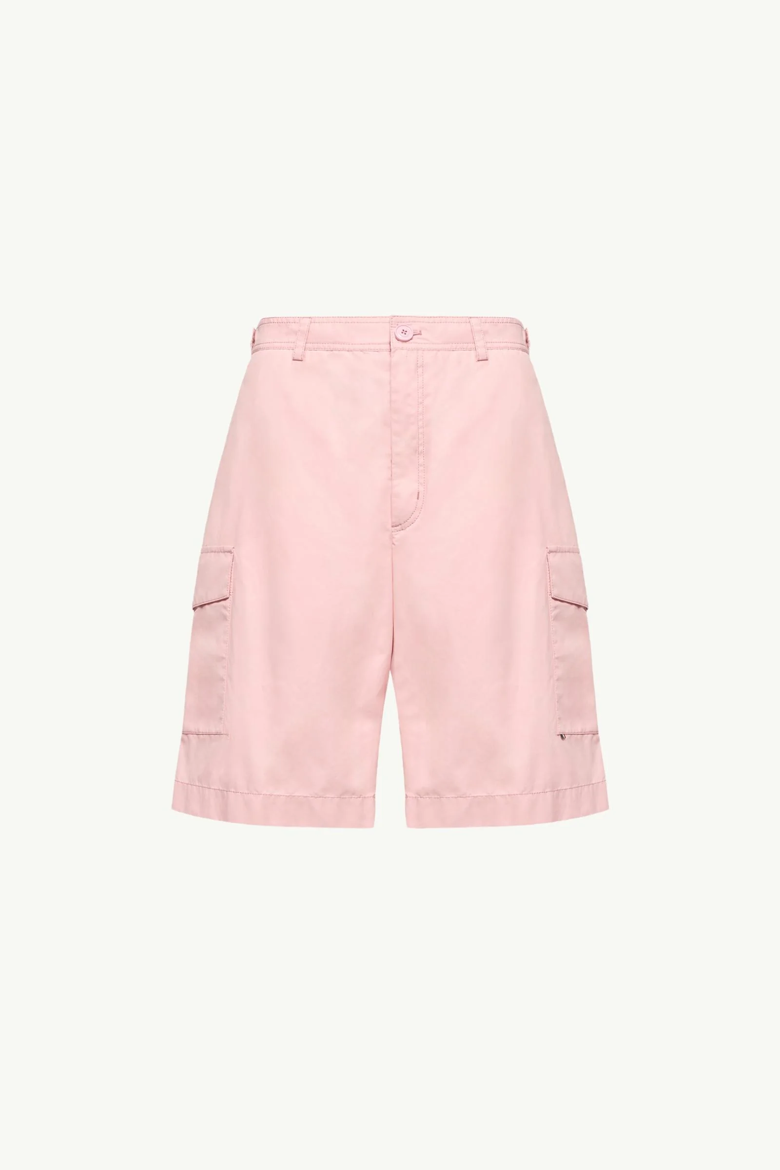Gabardine Cargo Shorts - 1