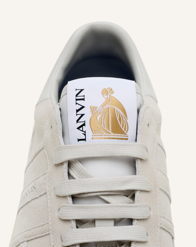 WHITE CLAY SNEAKERS IN MESH AND LEATHER 5