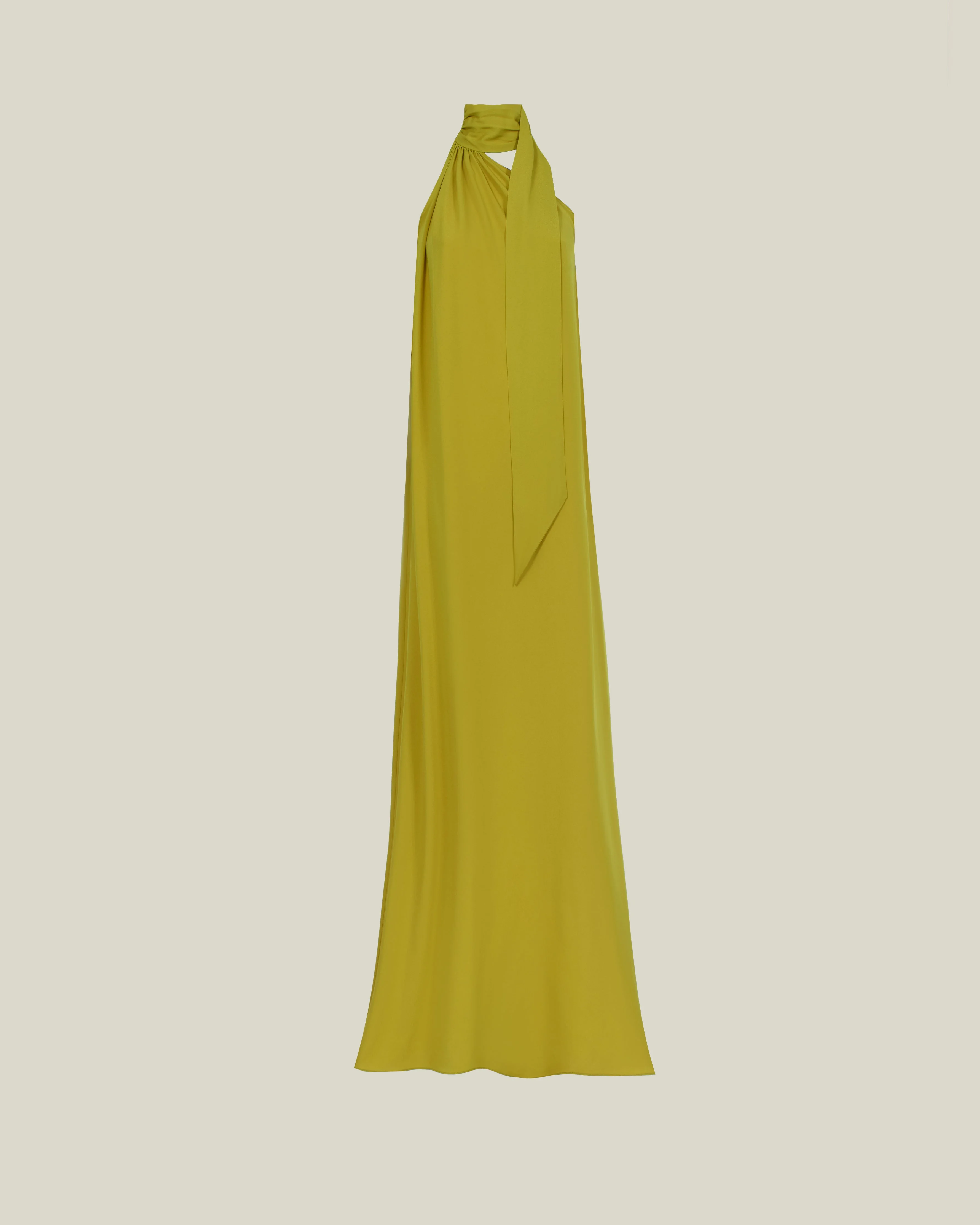 Astor Dress in Chartreuse - 1