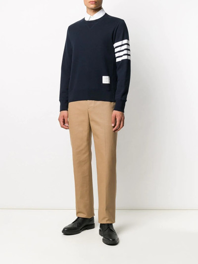 Thom Browne straight leg chino trousers outlook