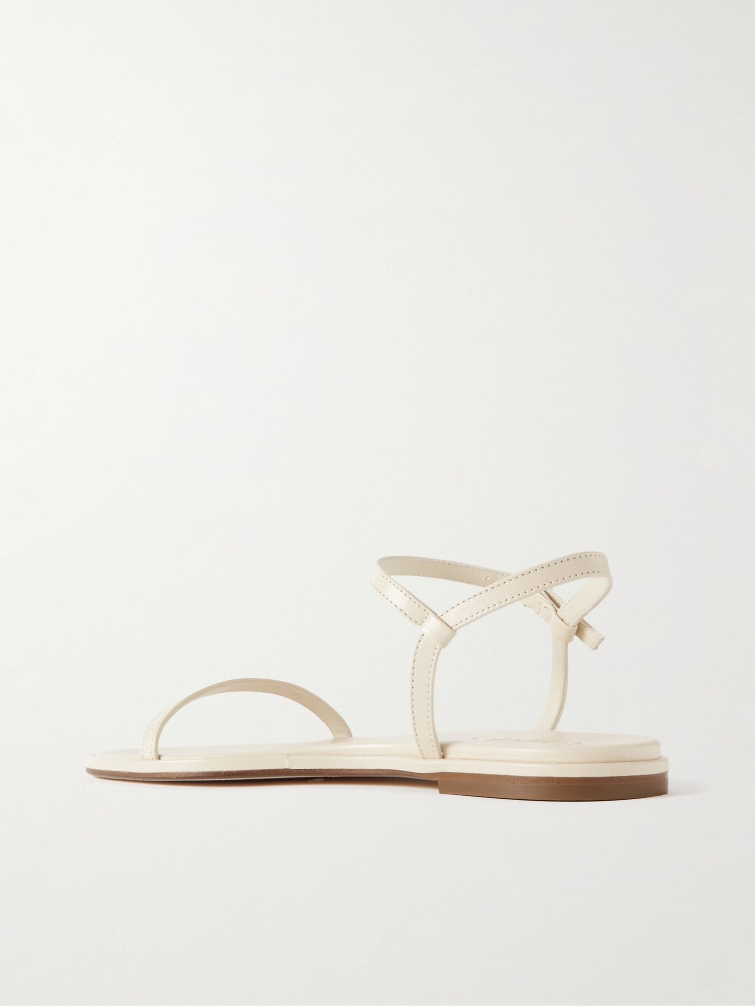 Nettie leather sandals Cream - 3