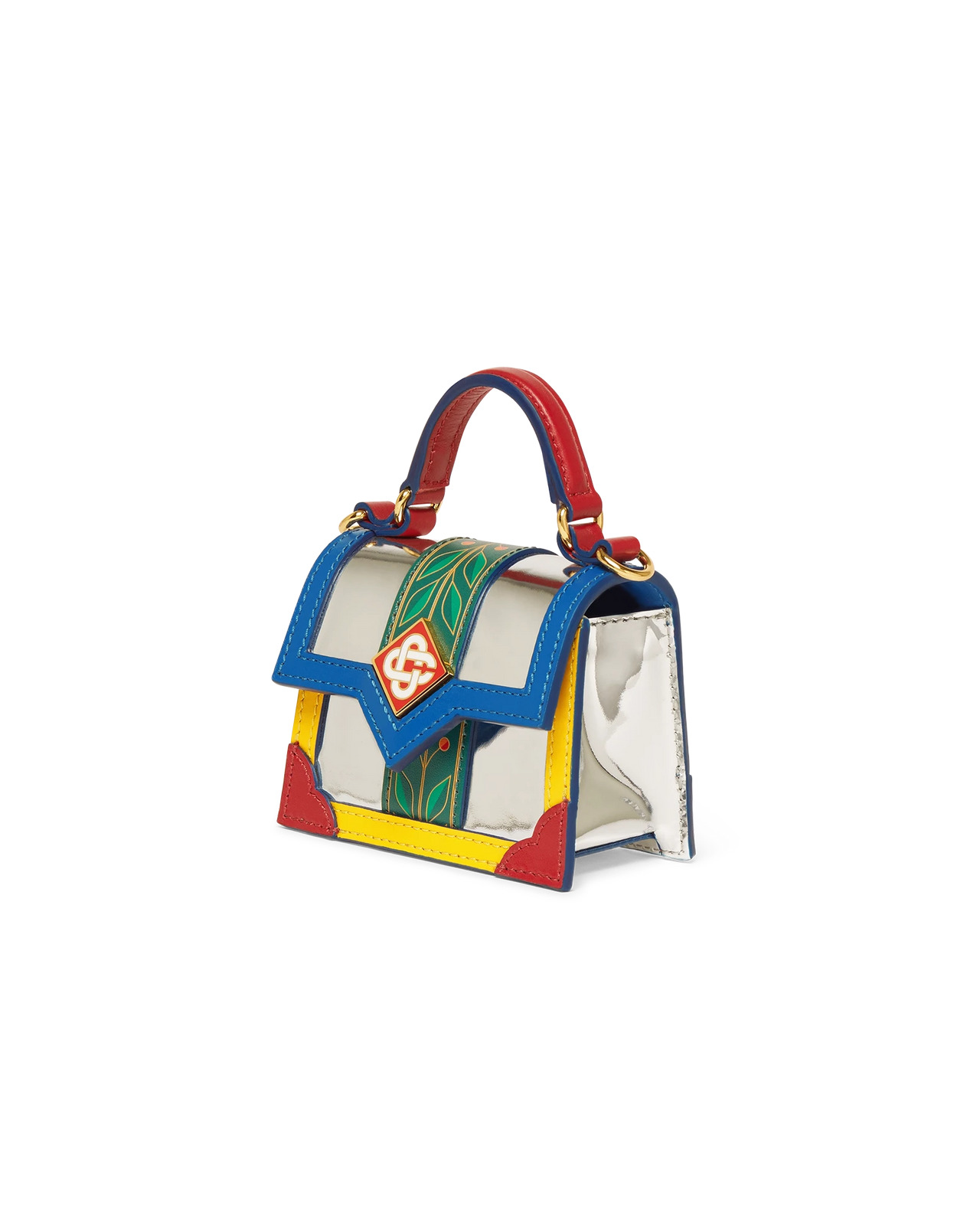 Chrome Laurel Micro Jeanne Bag | Casablanca Paris - 2