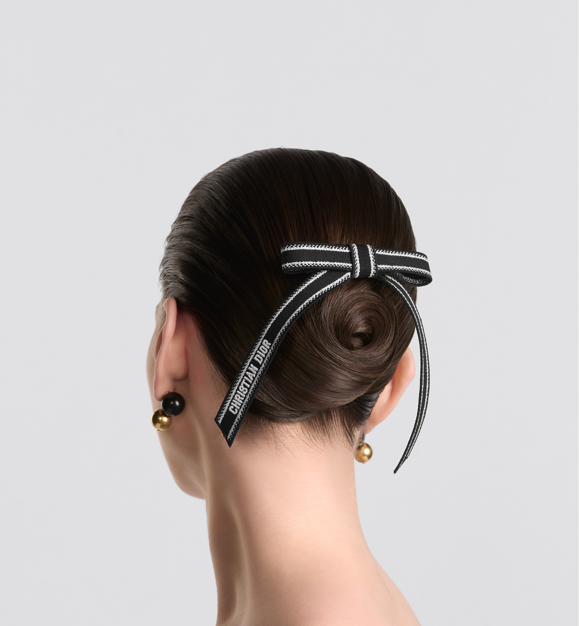 Dior Christian Dior Embroidered Dior Twist Bow | REVERSIBLE