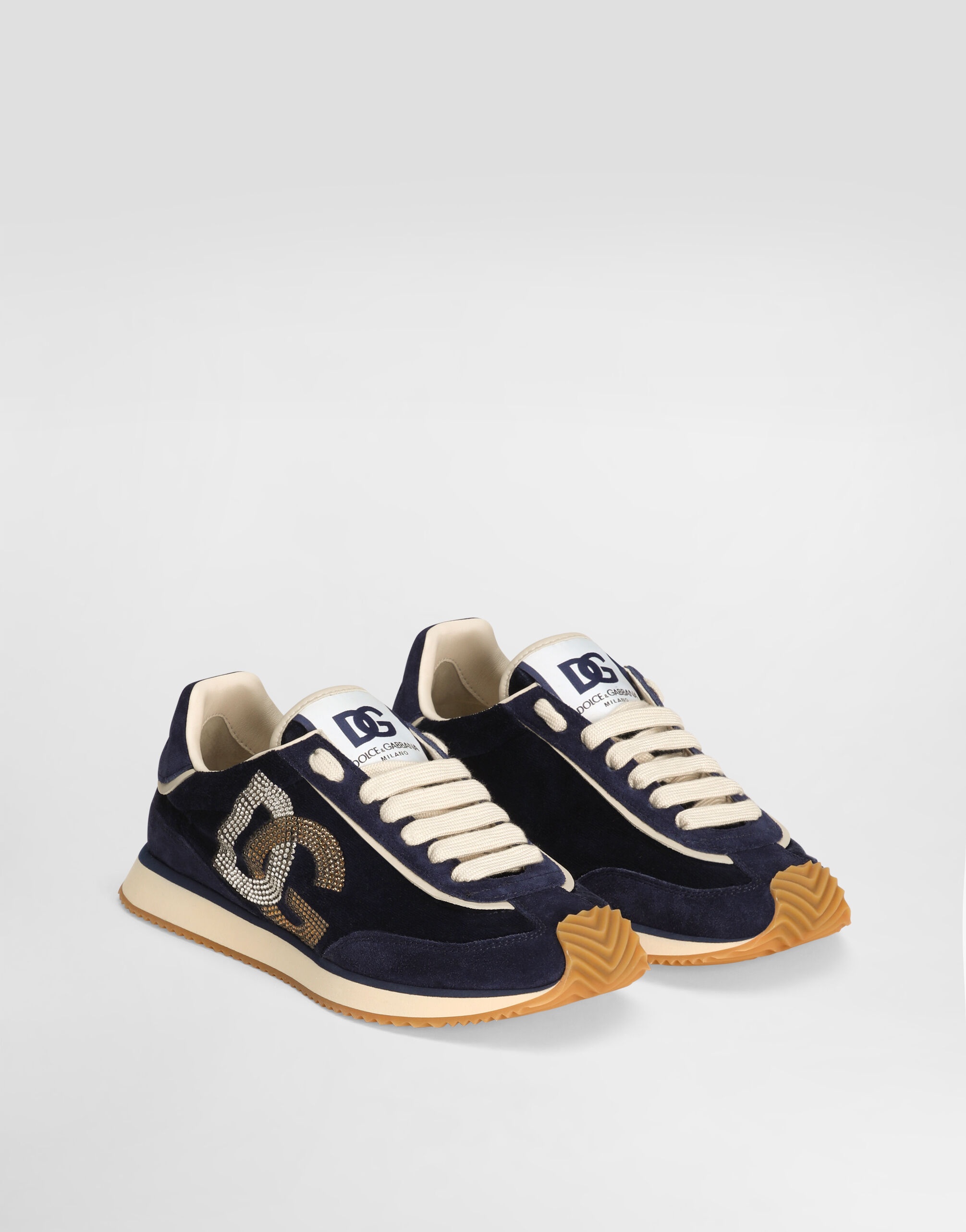Mixed-material DG Cushion sneakers - 2