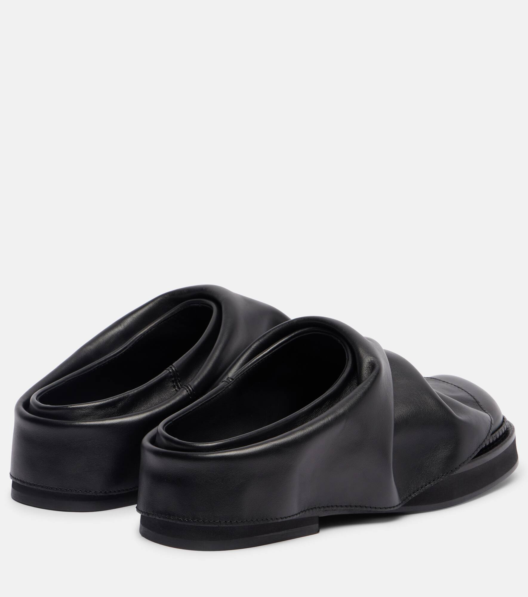 Mini Robin leather mules - 2