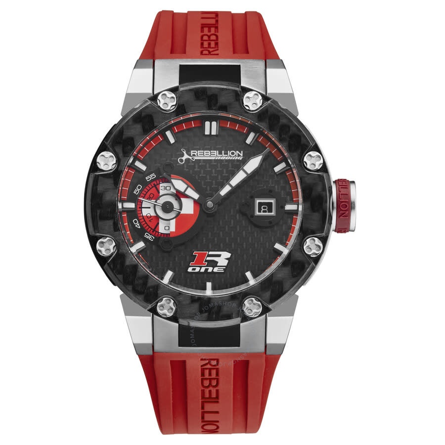 Rebellion - Rebellion Predator Automatic Black Dial Men's Watch RB.PR.3H.STCF.RONE - 1