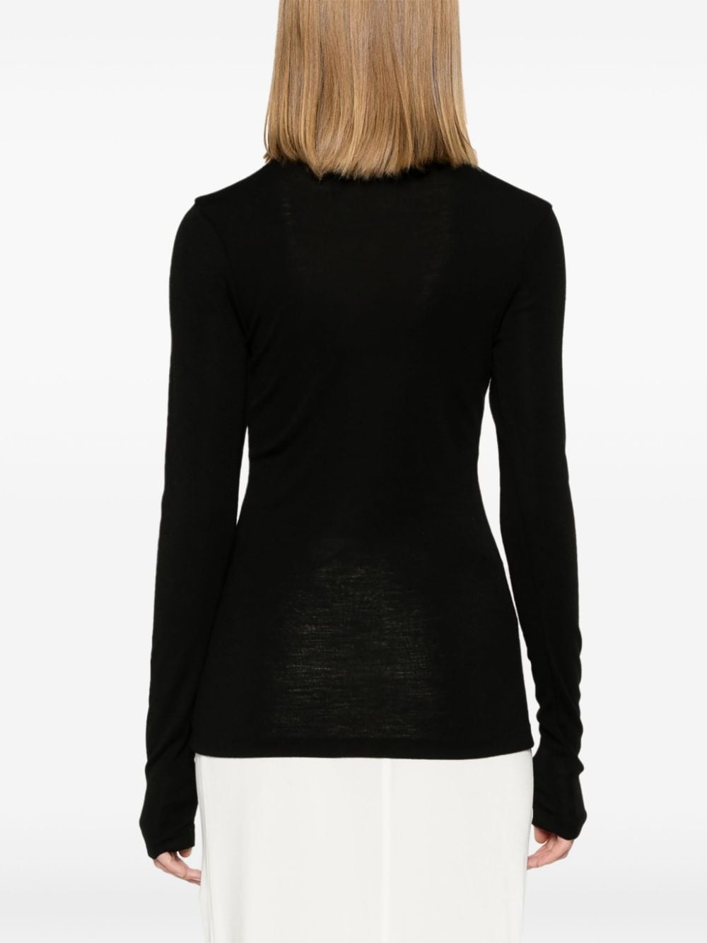 crew-neck merino wool jumper - 4