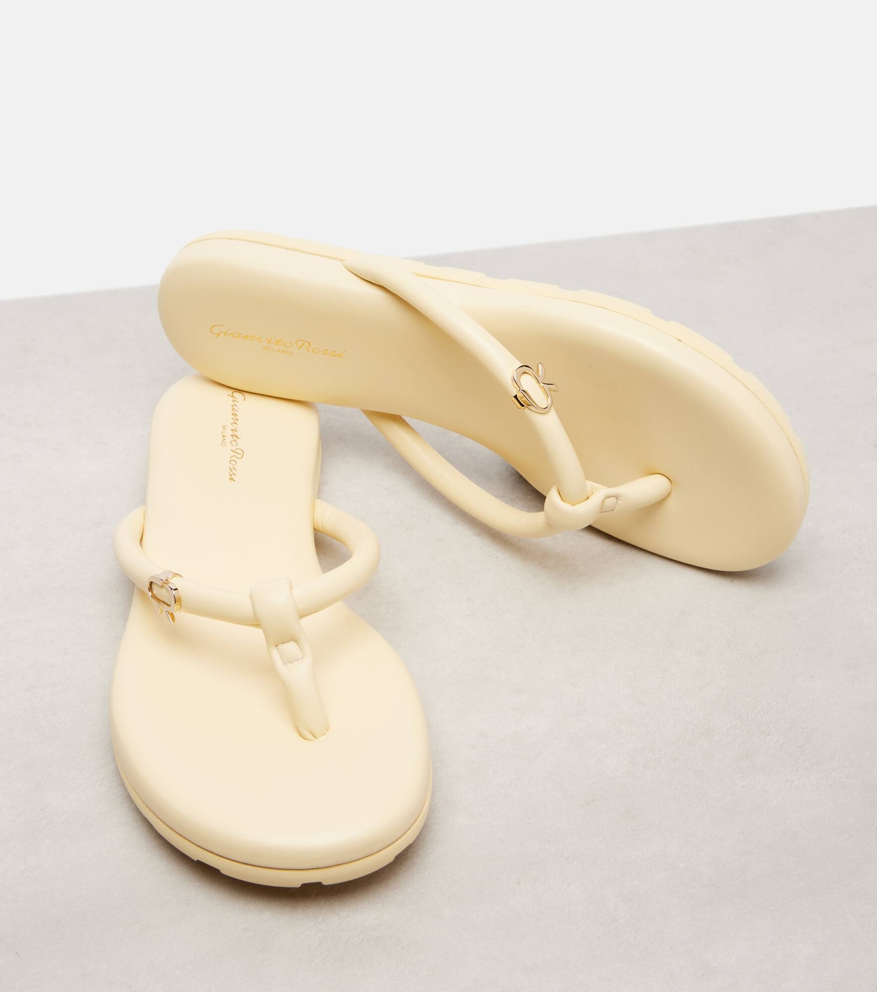 Fiji leather thong sandals - 5