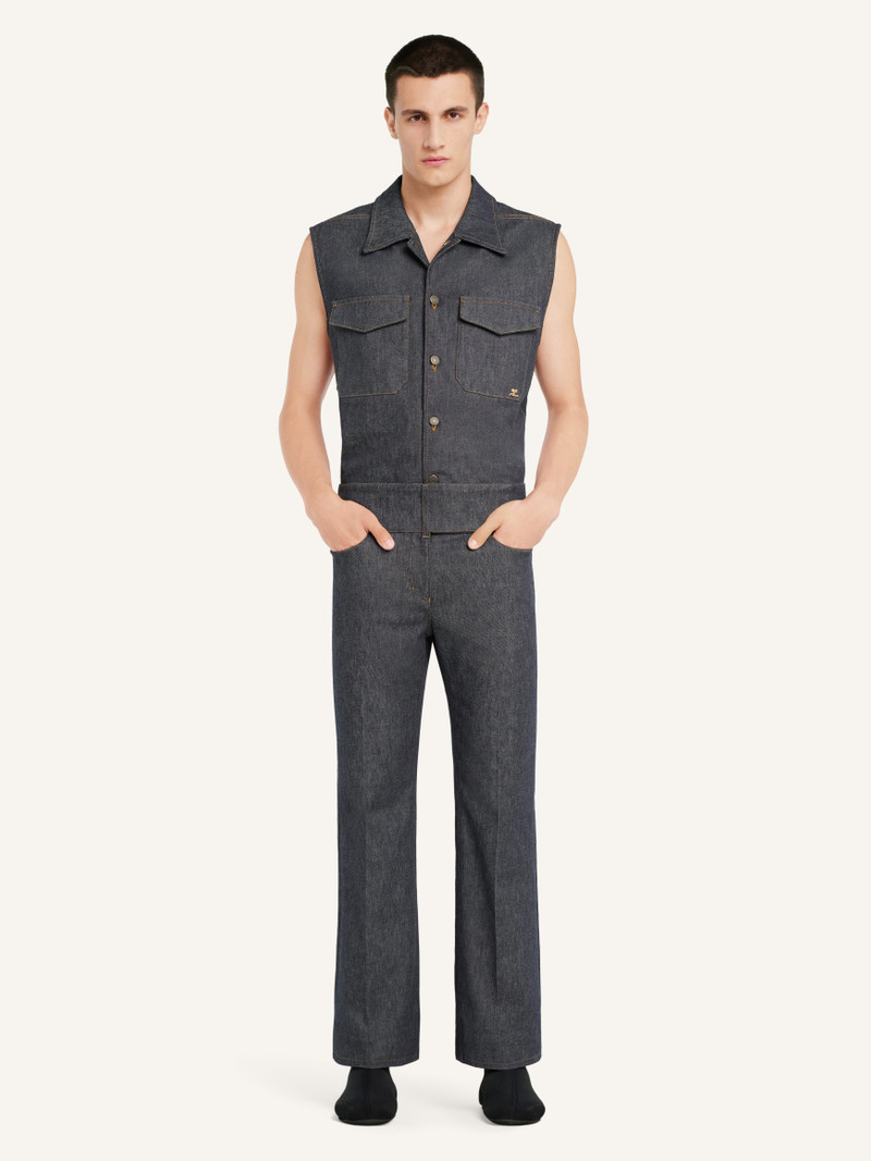 courrèges DENIM UTILITY SHIRT outlook